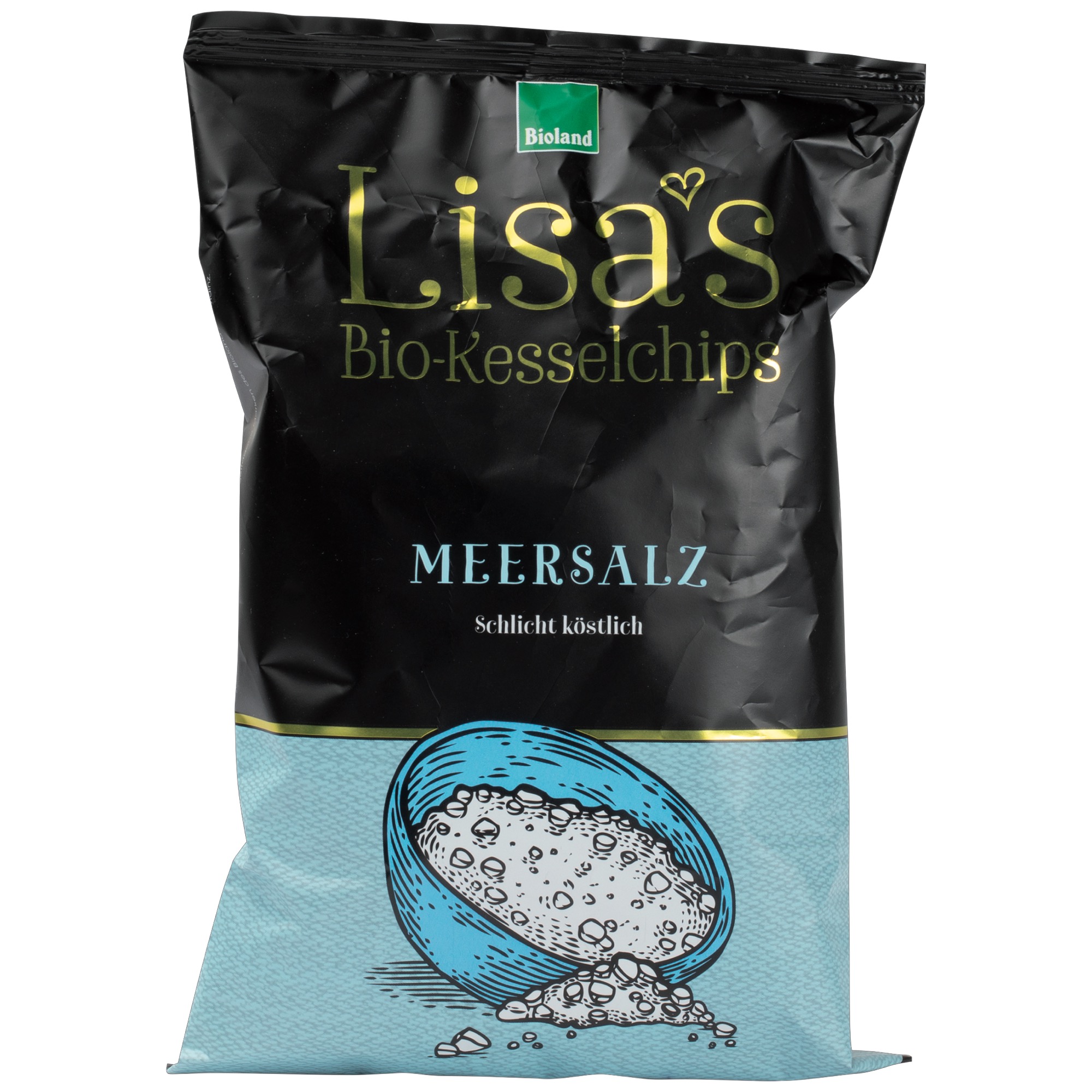 Lisa's Bio Kesselchips 50g morská soľ