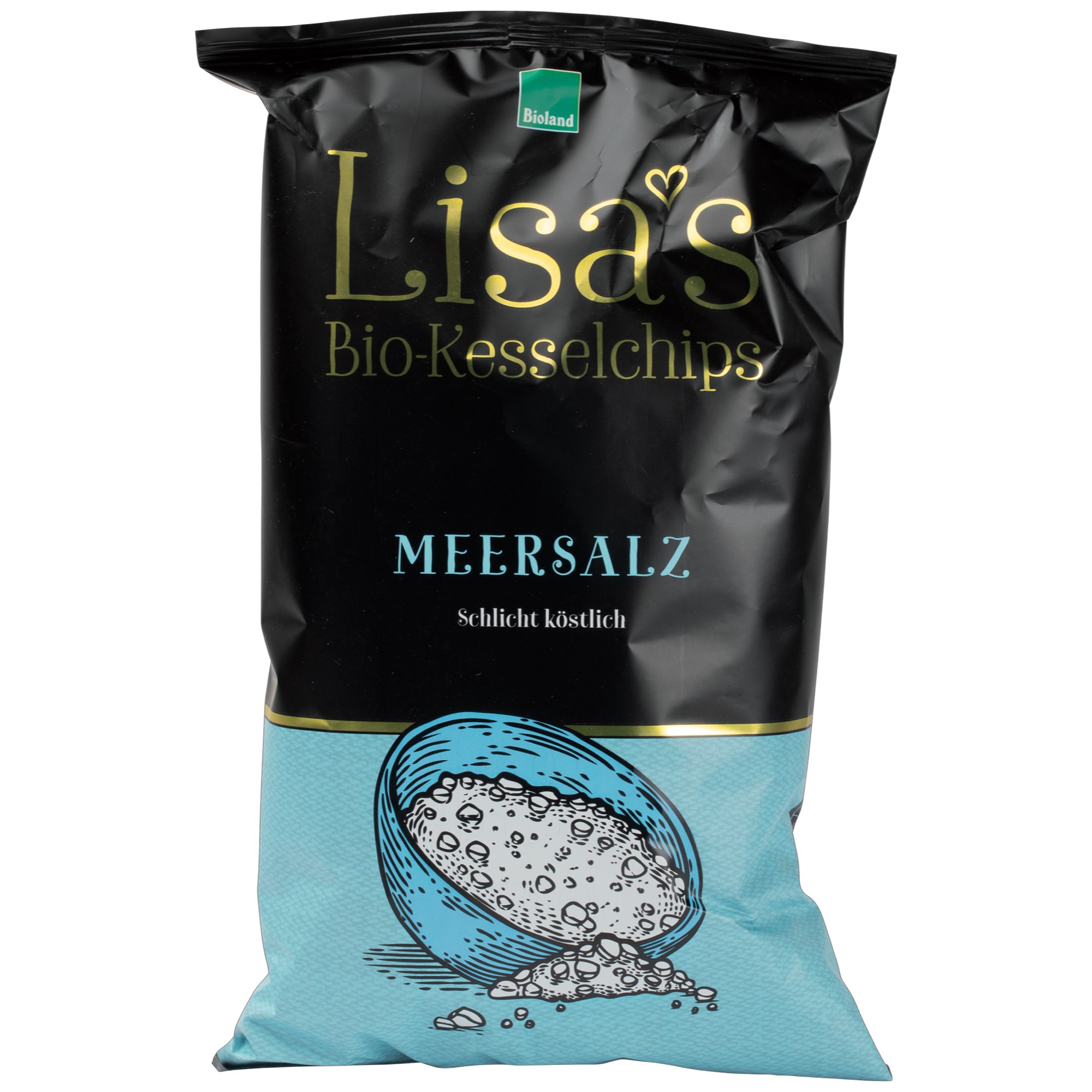 Lisa's Bio Kesselchips 125g morská soľ