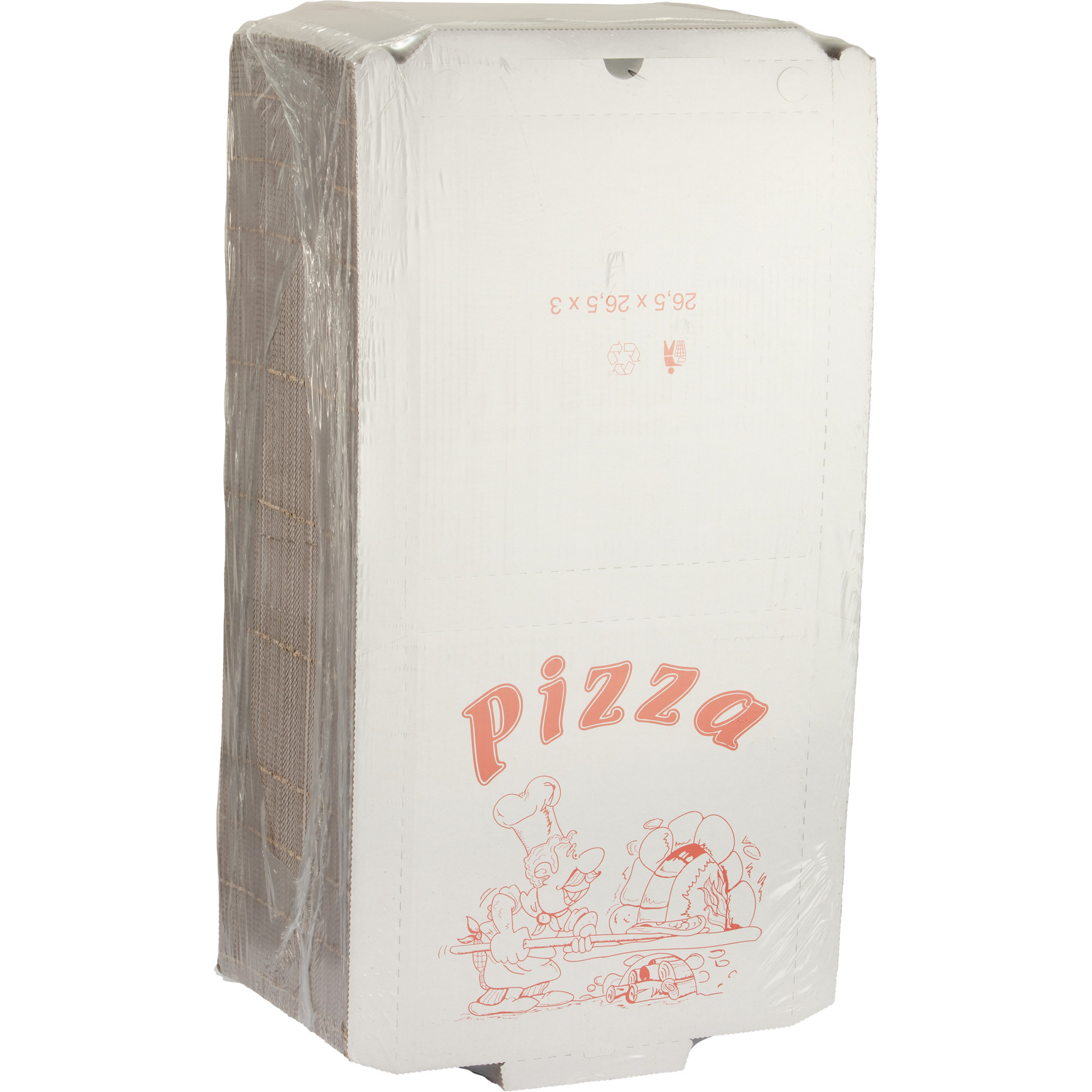 Pizzakarton einfärbig 50x50cm 50er