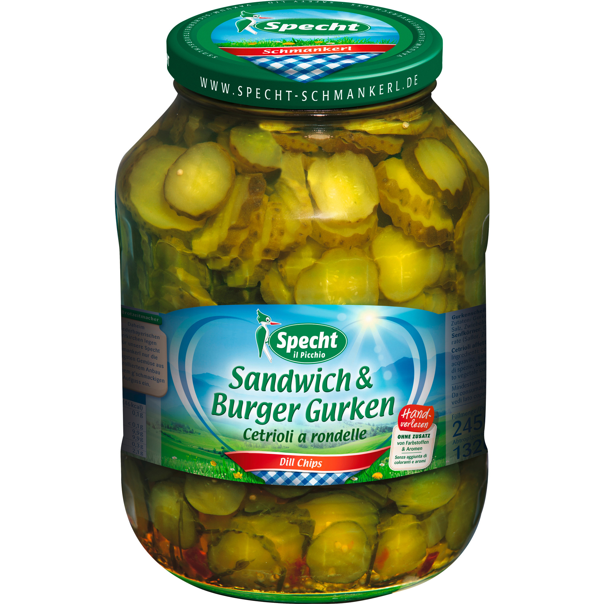 Specht Sandwich & Burger uhorky 2650ml