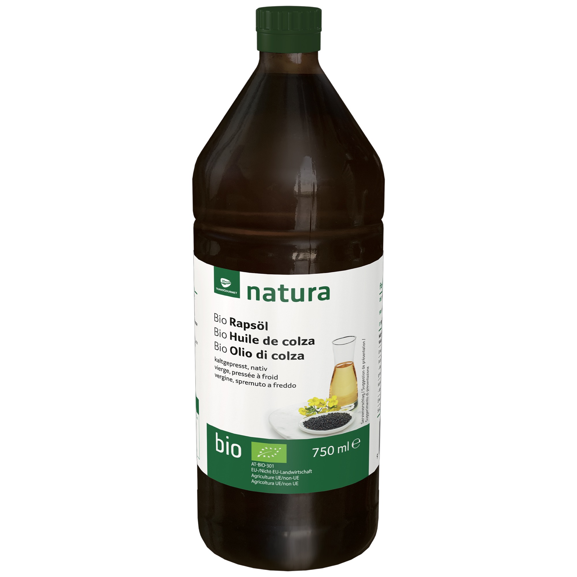 Natura Bio repkový olej za studena 750ml