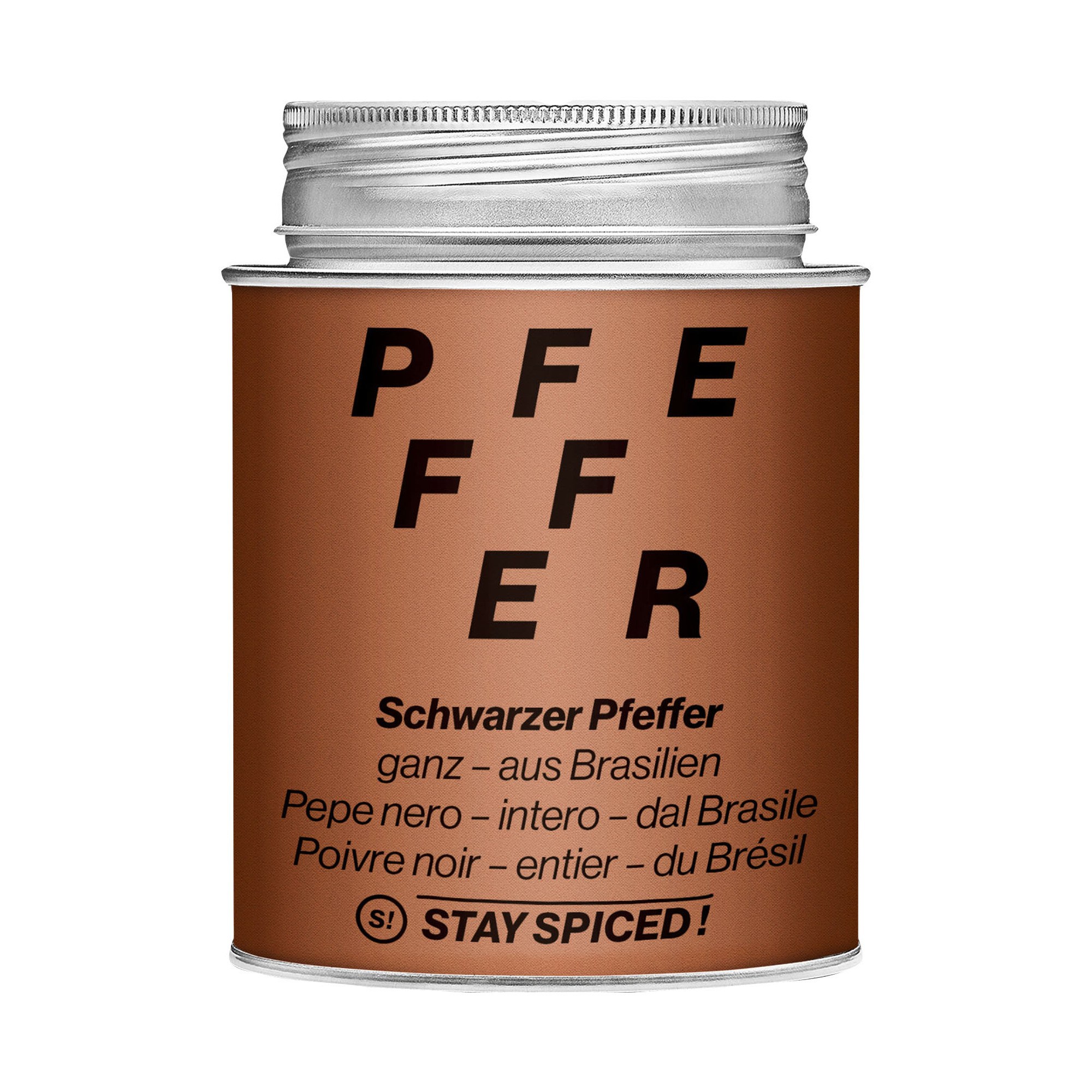S! Pfeffer schwarz ganz 870ml