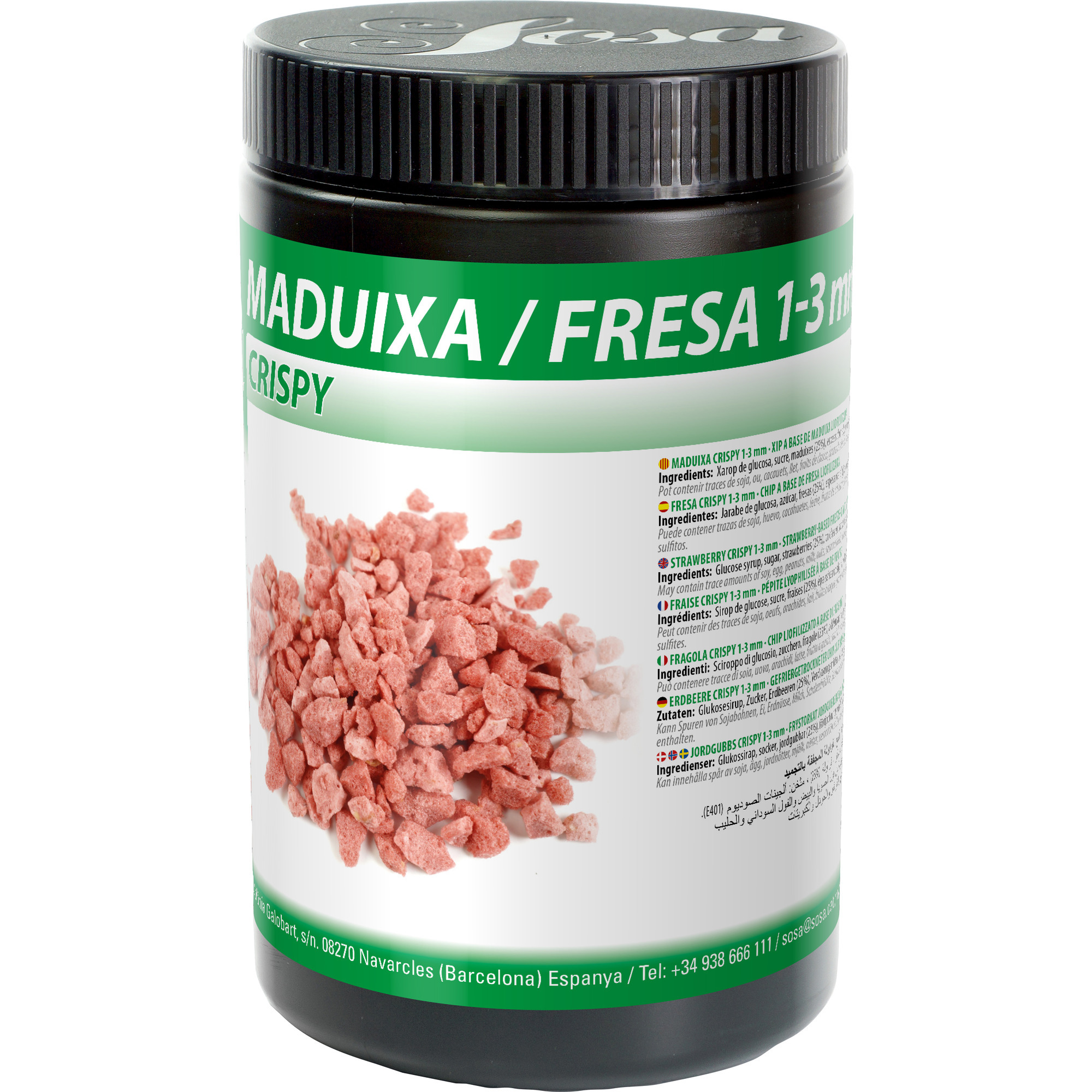 Sosa Crispy jahody 1-3mm suš.mr. 250g