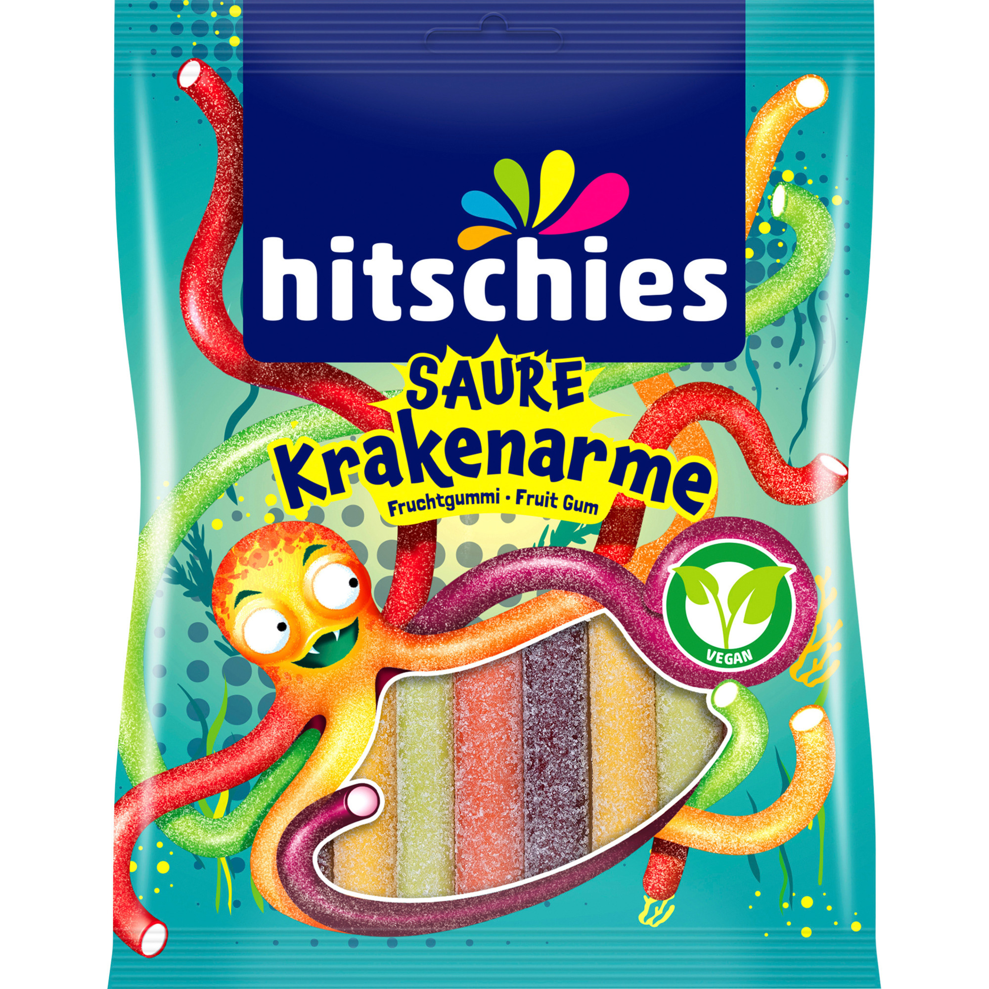 Hitschler Beutel 125g, Saure Krakenarme