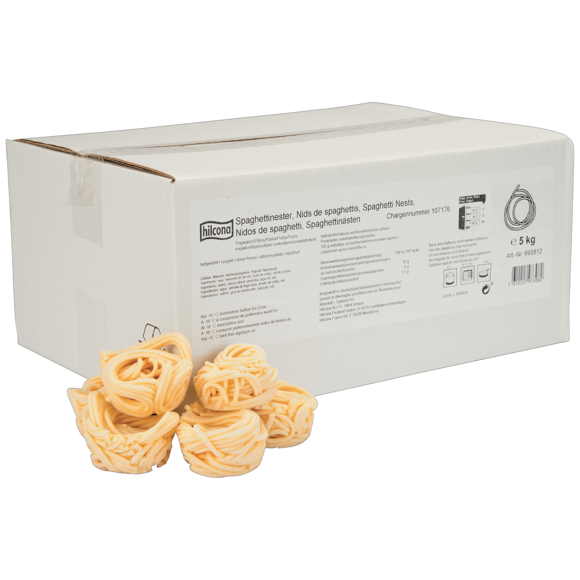 Hilcona špagety hniezda vegan mr.5kg
