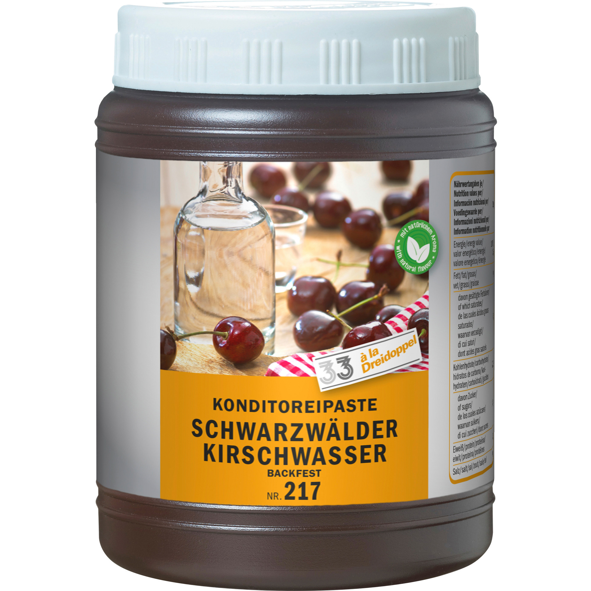 Dreid.Schwarzw.Kirschwasserpaste 1kg