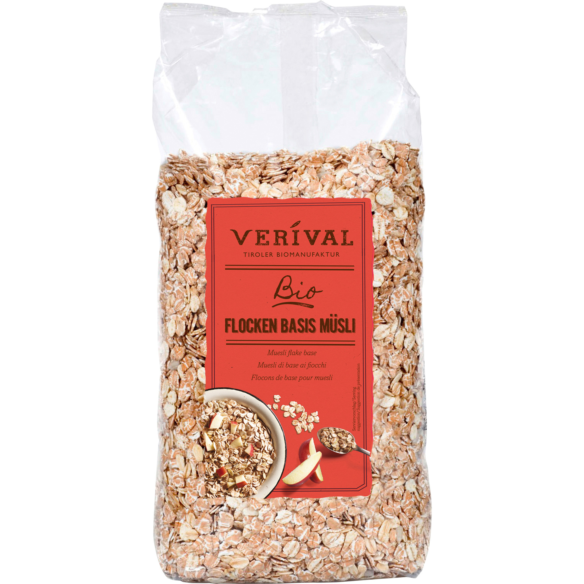 Verival Bio vločky Basis Müsli 1kg