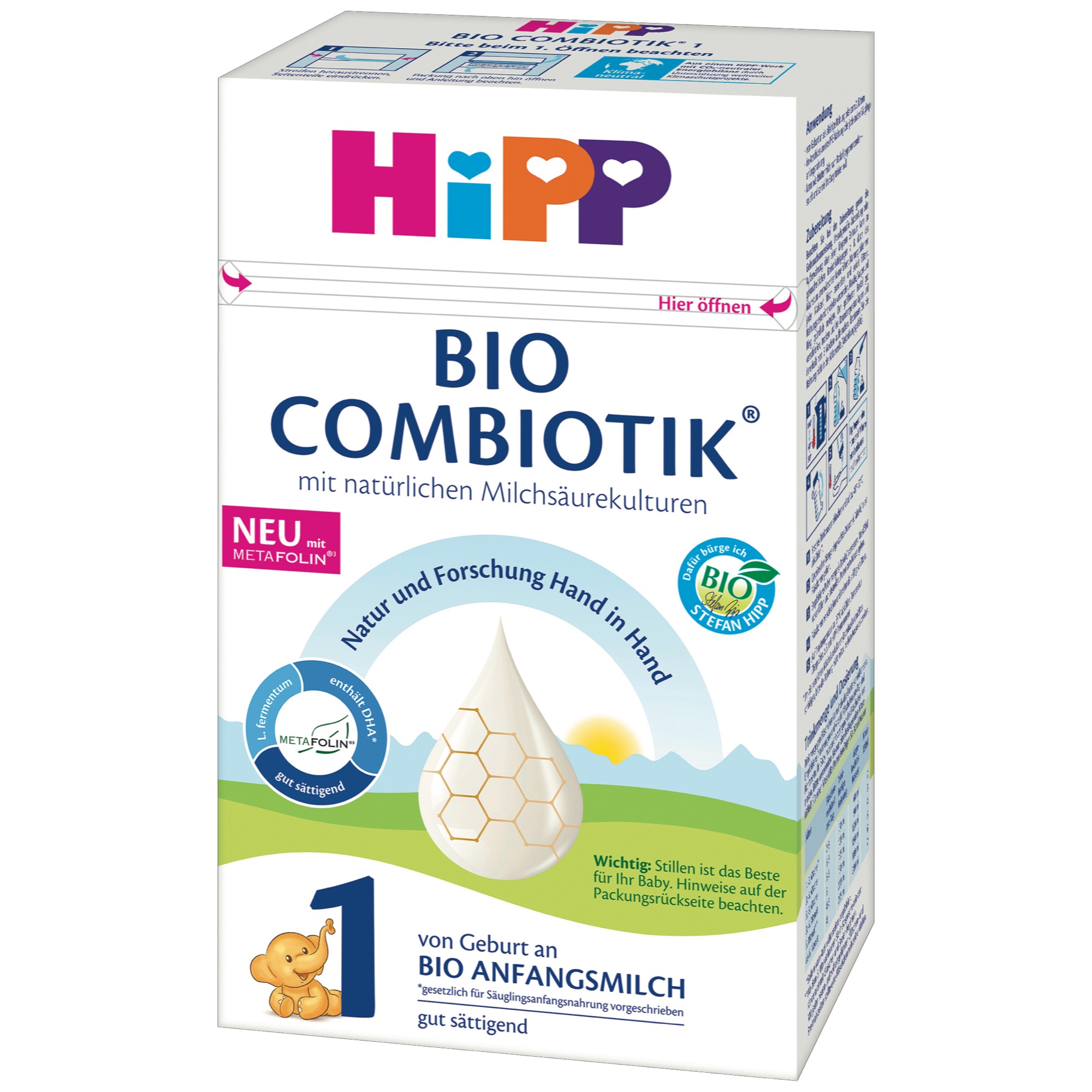 Hipp Bio Combiotik 500g, 1 Säuglingsm.
