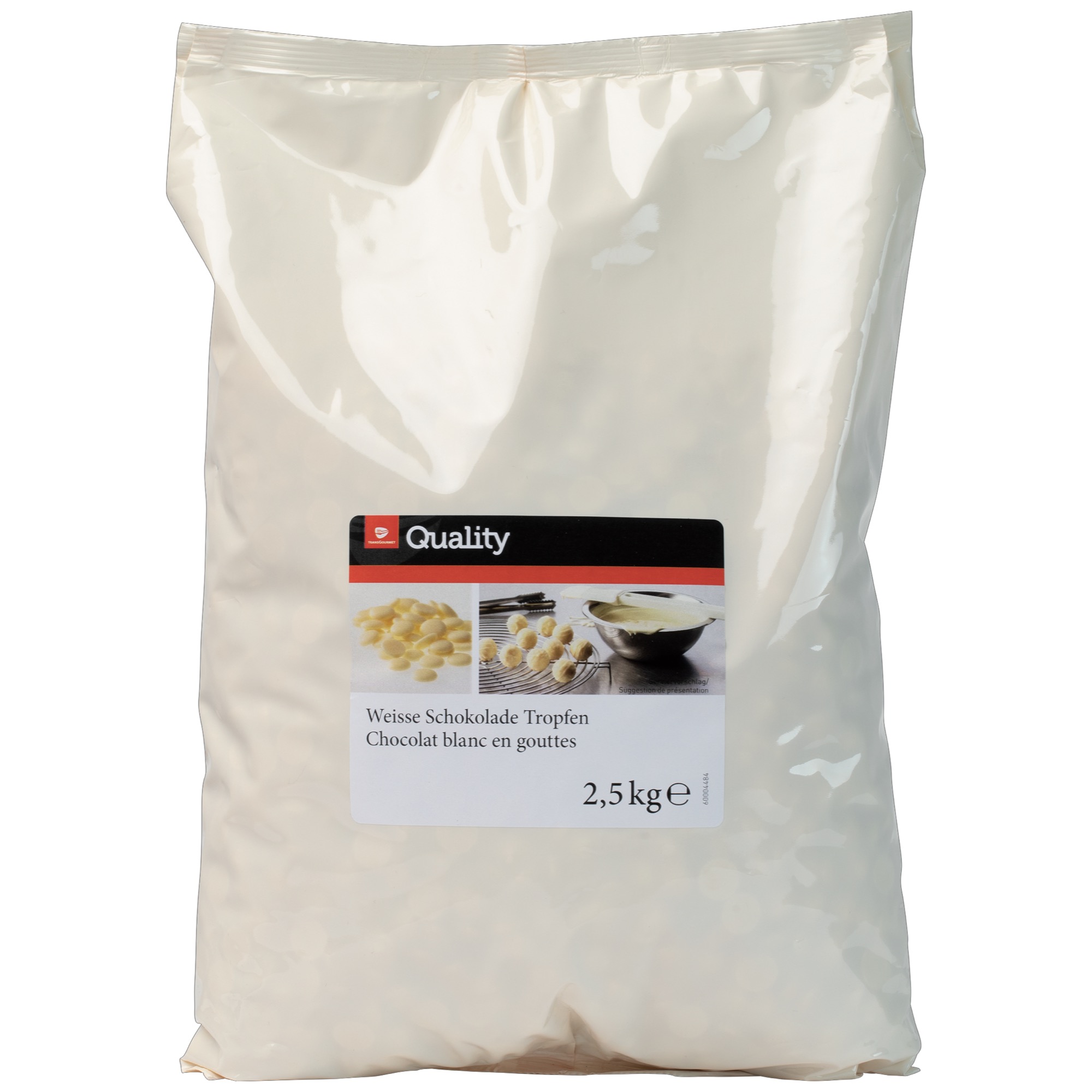 Quality Couvert. Drops weiss 28% 2,5kg