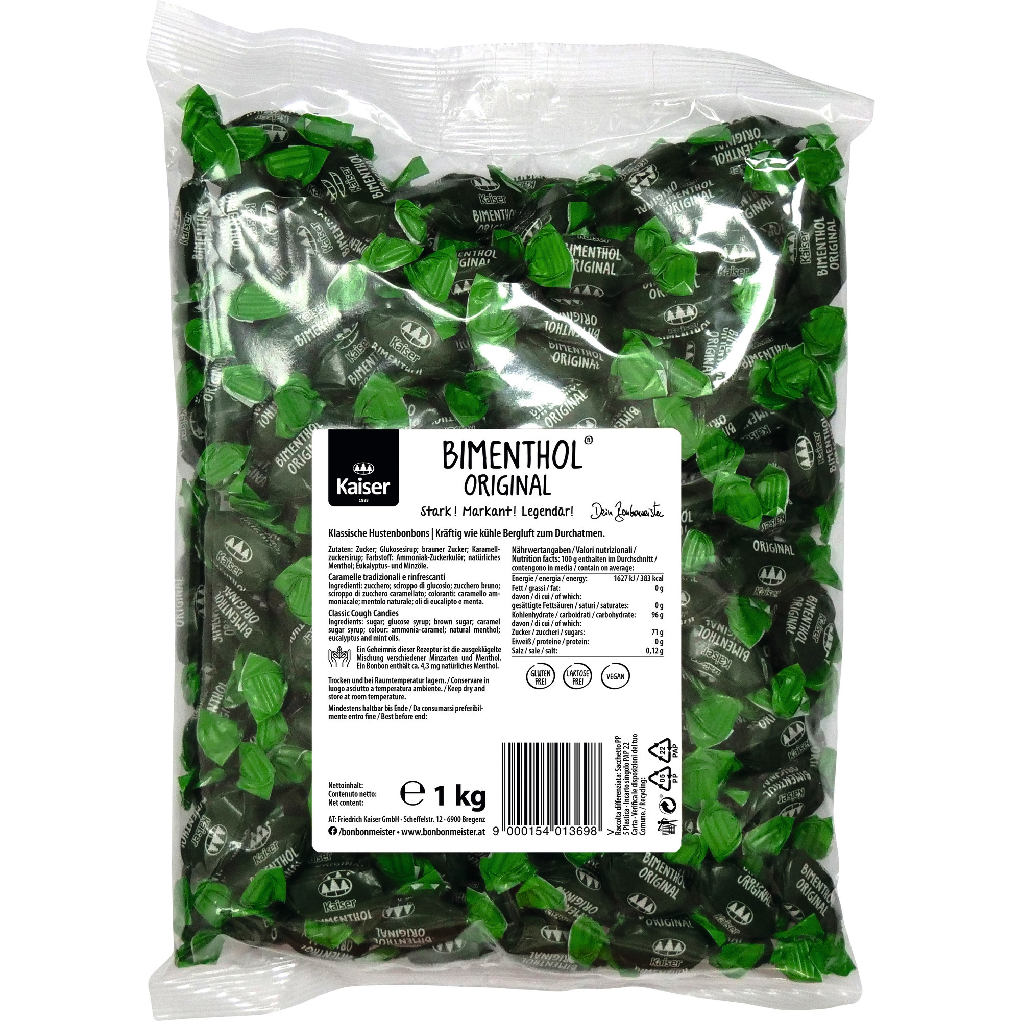 Kaiser Bonbon 1kg, Bimenthol Original