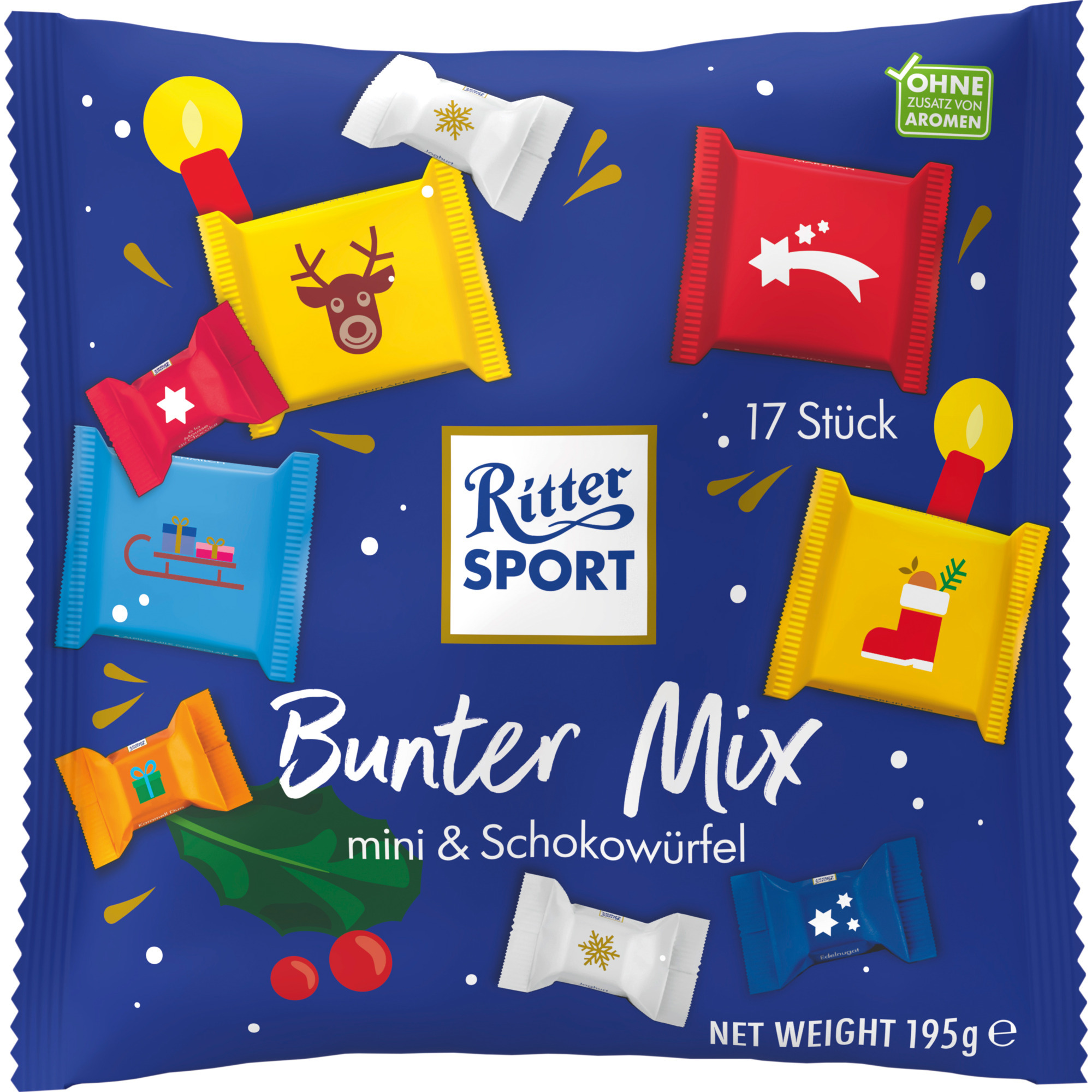 Ritter Sport Bunter Mix 195g