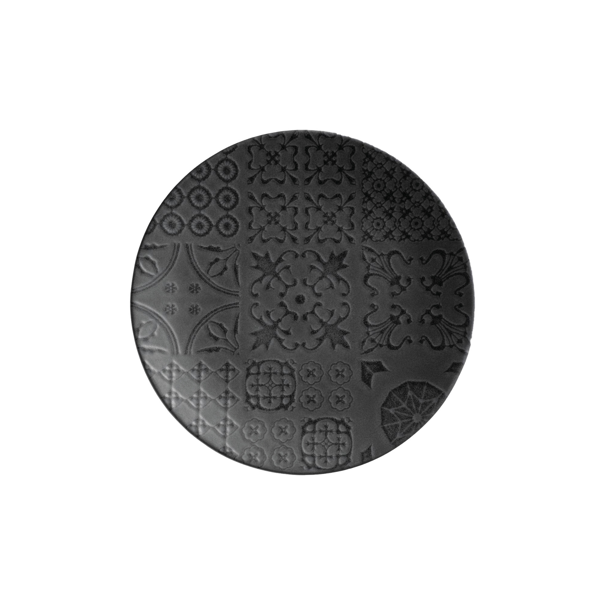Platzteller Tiles schwarz 33cm