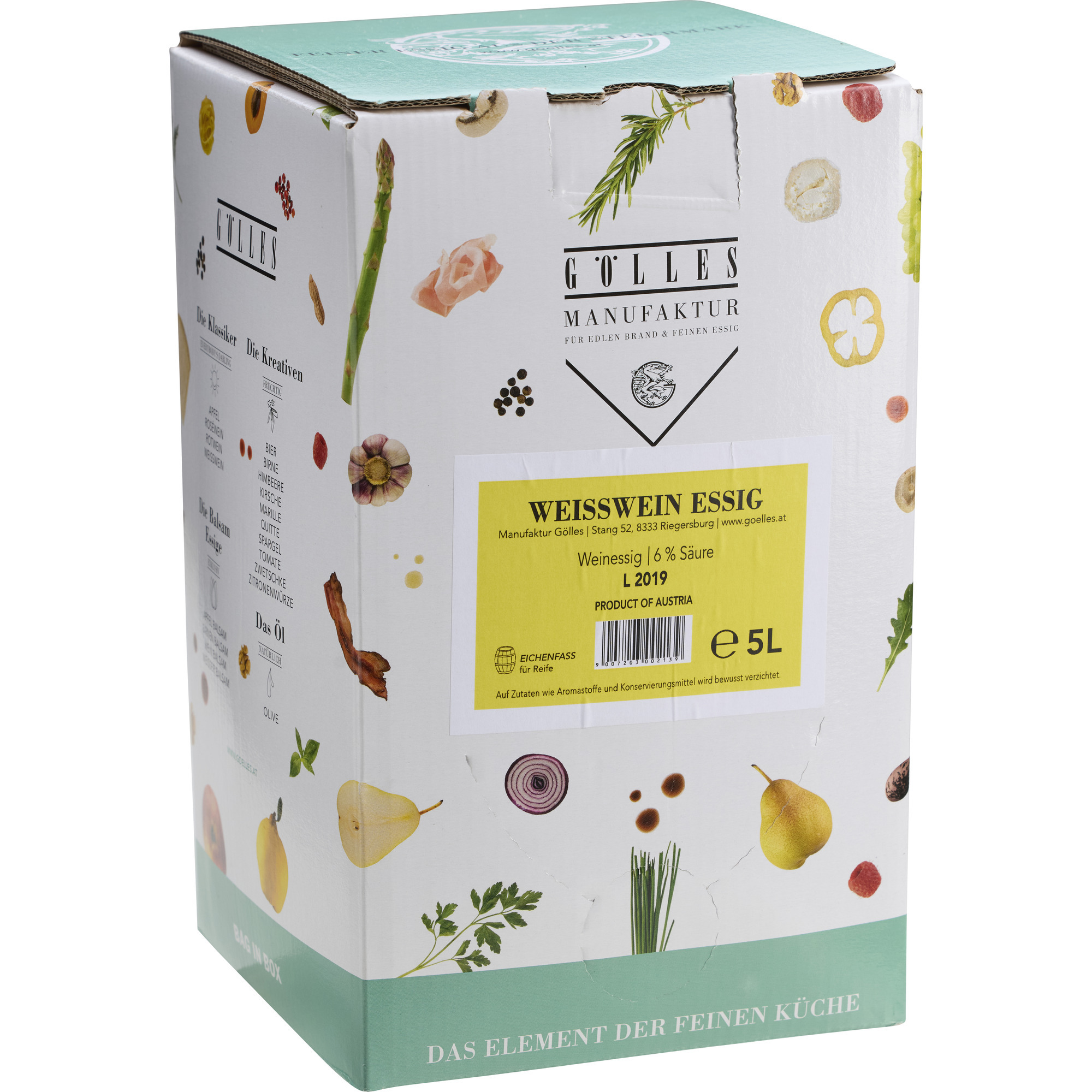 Gölles Weisswein Essig 6% 5L BiB