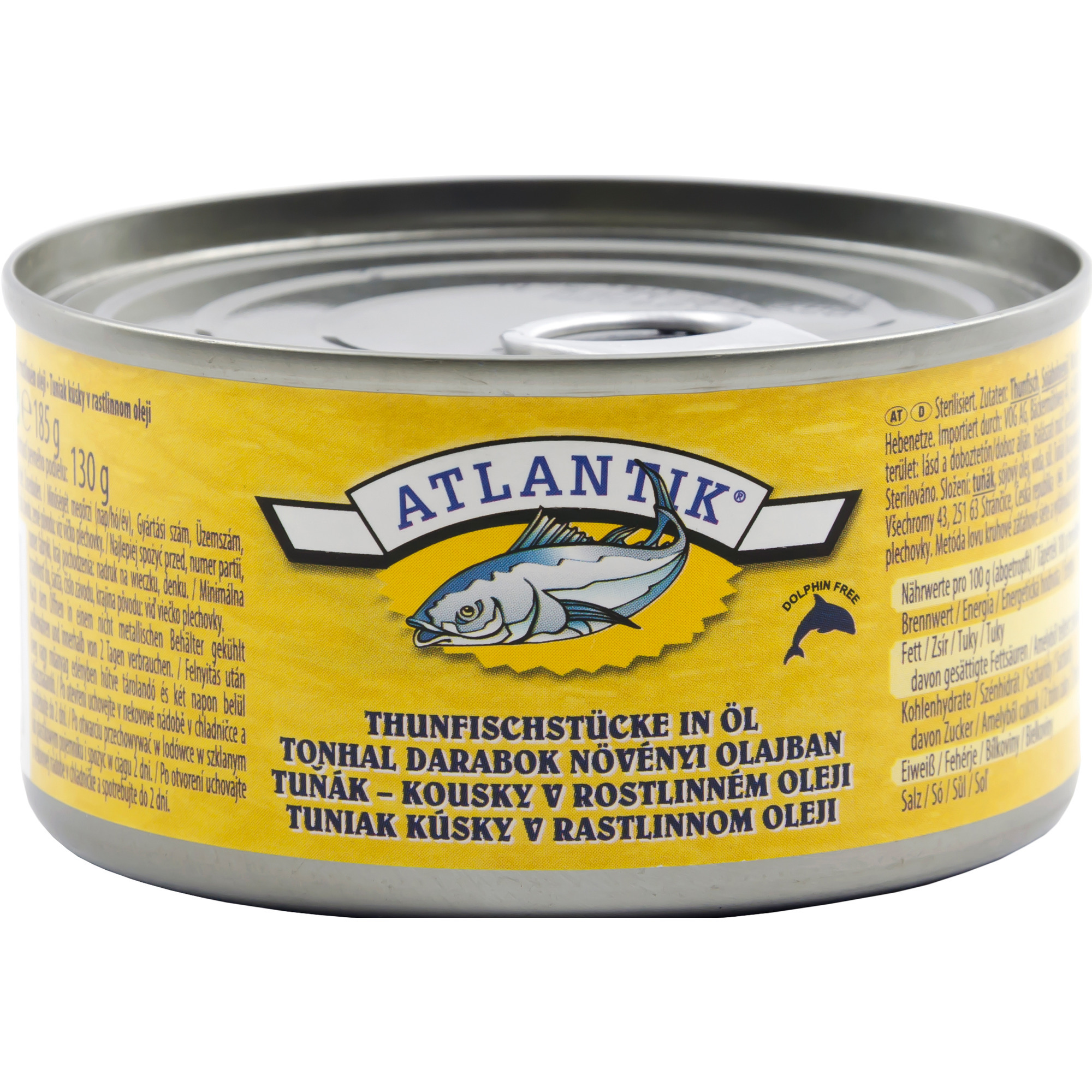 Atlantik Thunfisch in Sojaöl 185g