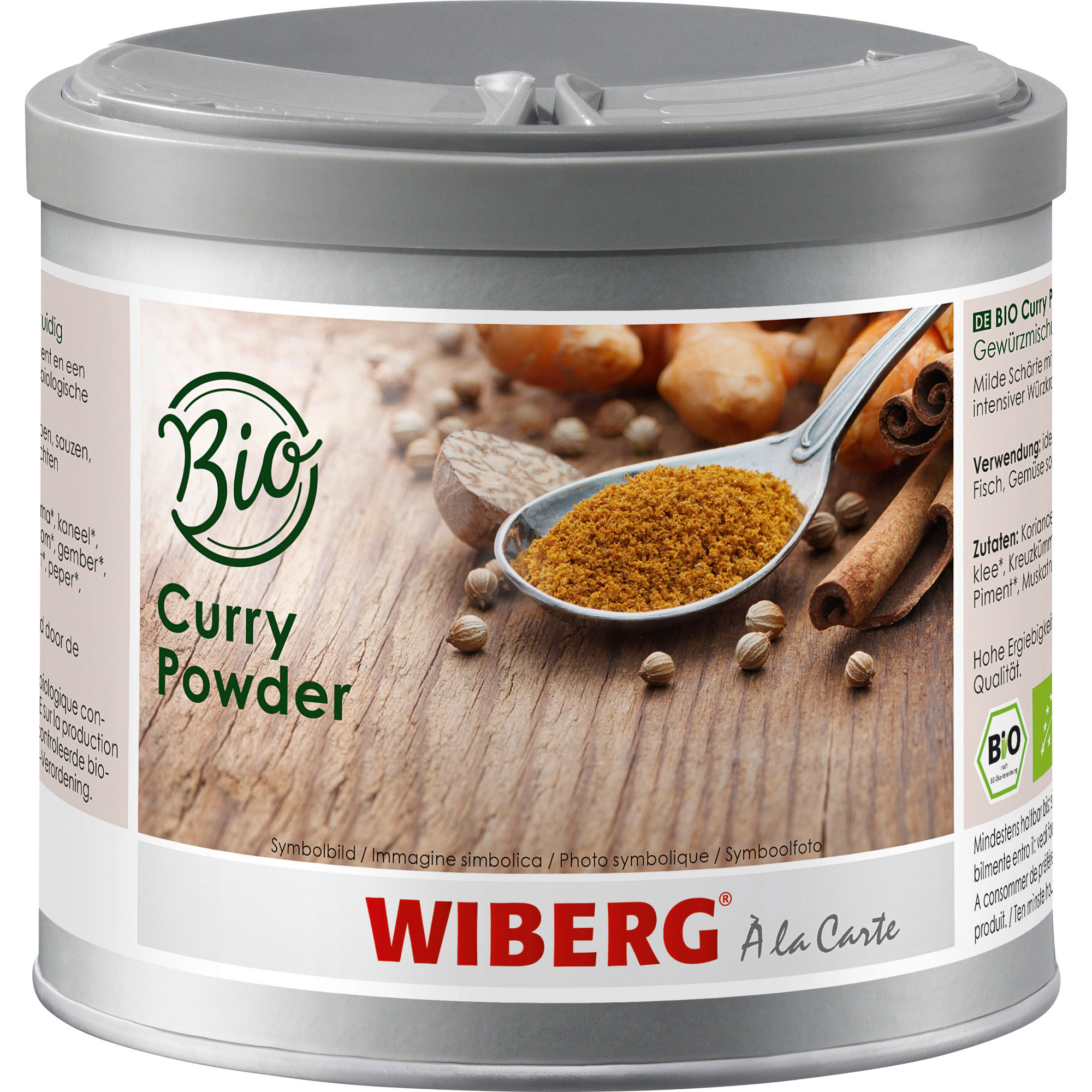 Wiberg Bio Curry Powder mild 470ml