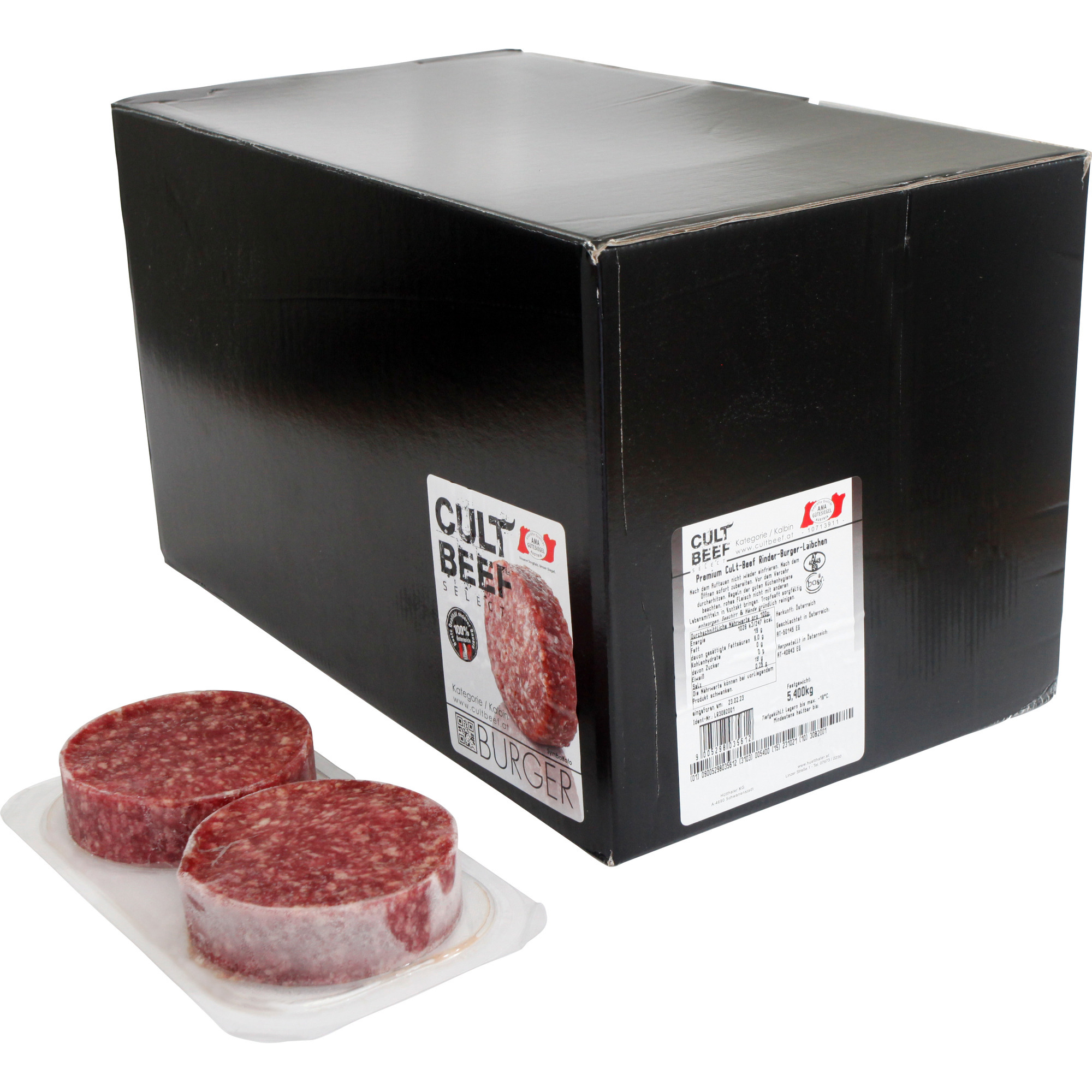 Premium Cult Beef Burger TK 5,4kg