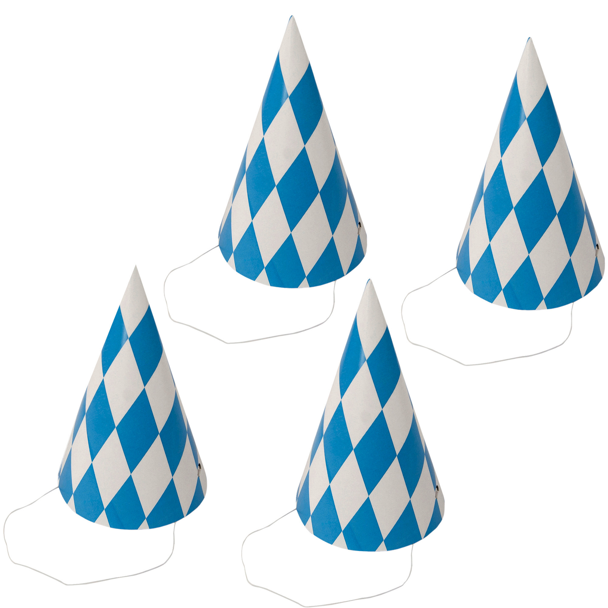 Partyhütchen Oktoberfest 16cm 4er