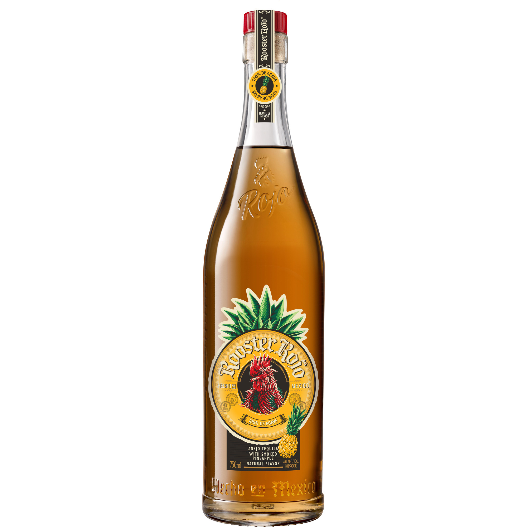Rooster Rojo Tequila 0,7l, Pineapple