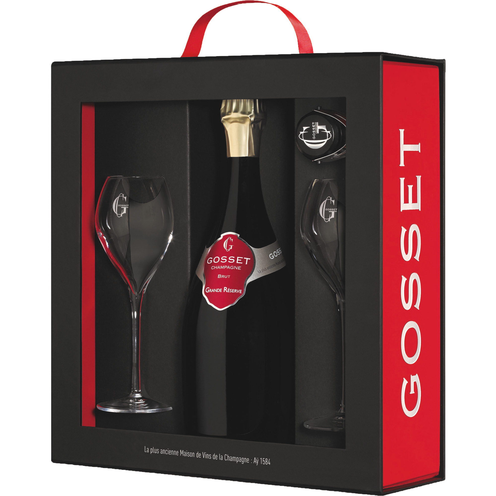 Gosset Grande Reserve Brut + 2 Gläser