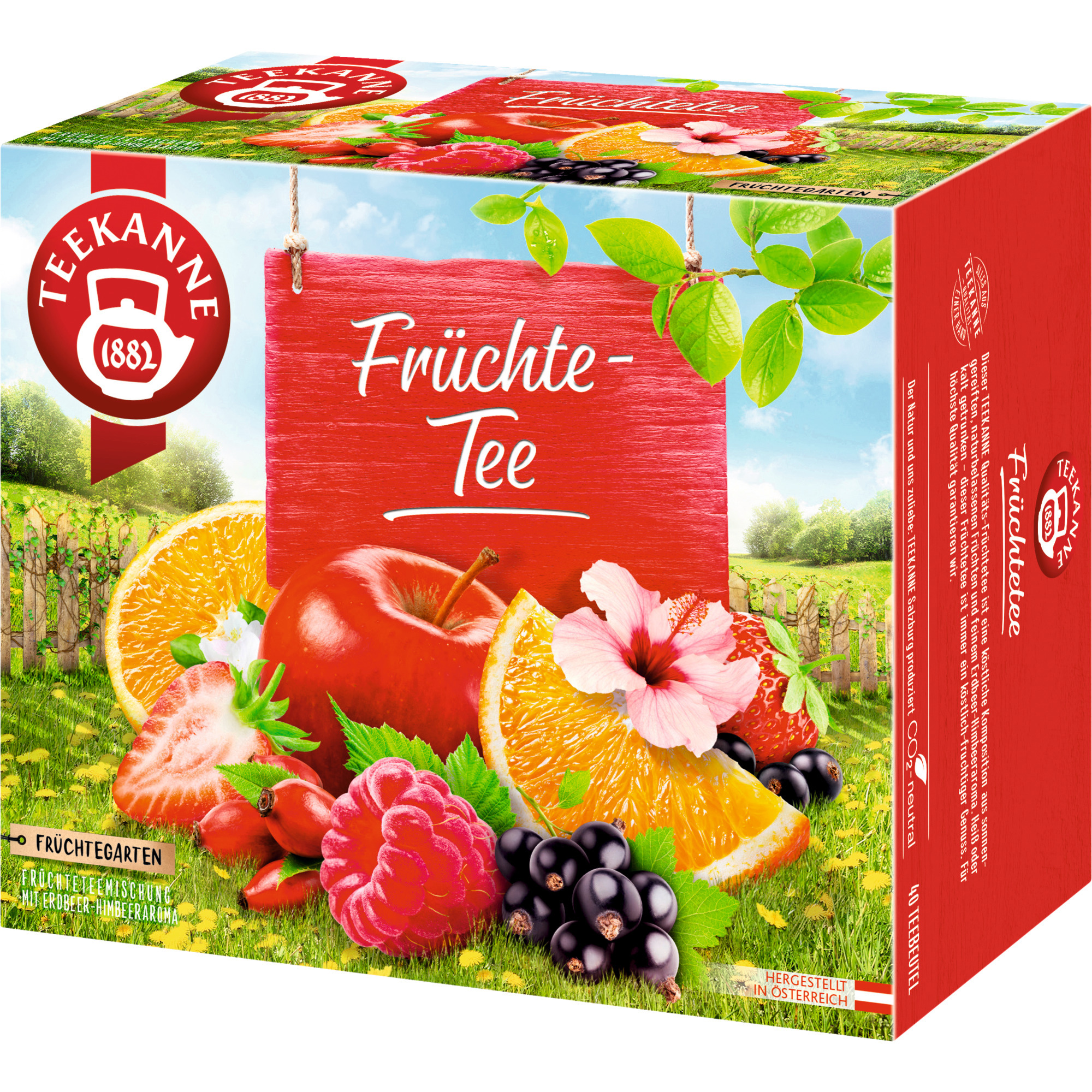 Teekanne Früchtegarten, Früchte Mischung