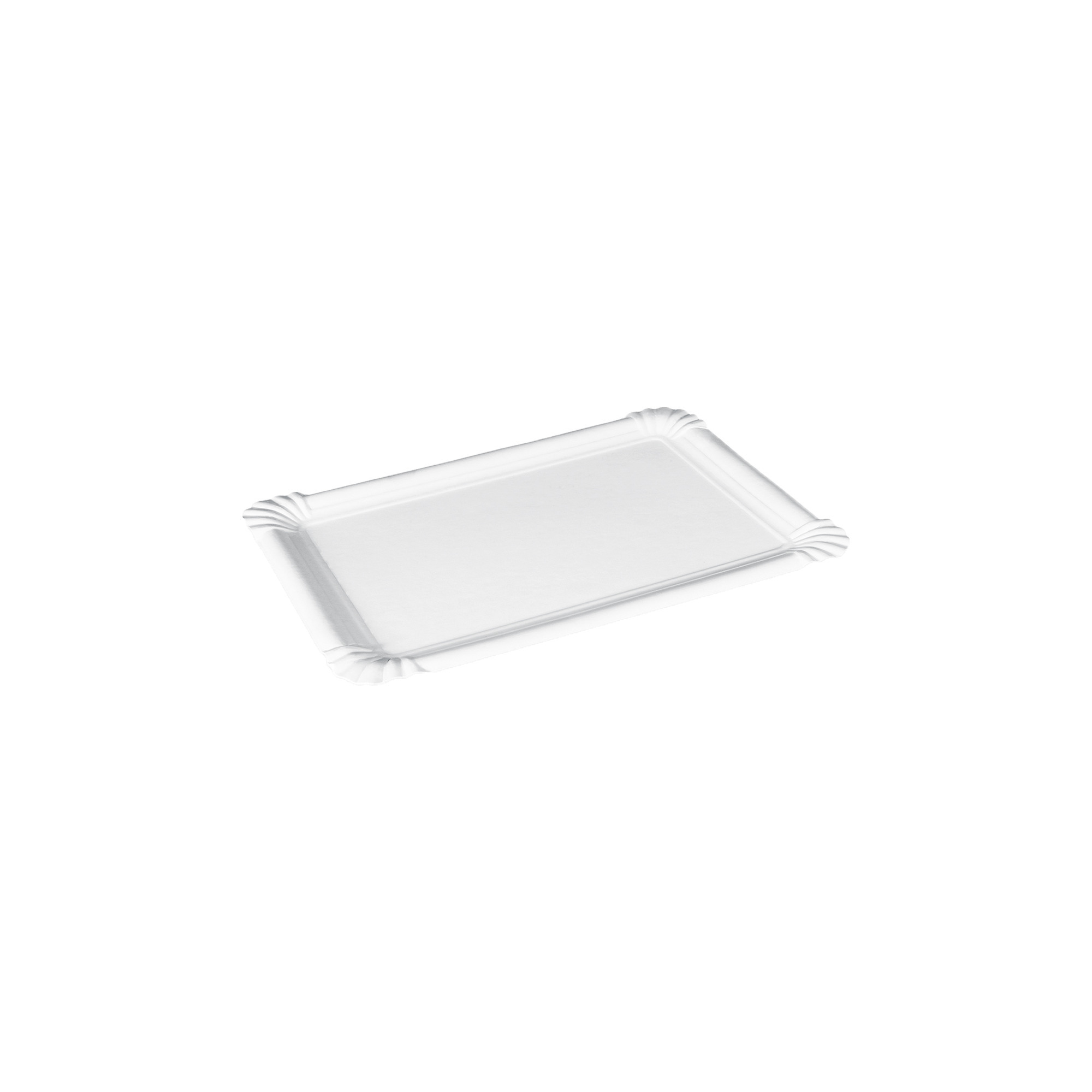 Pappteller weiß 13x20cm 250er