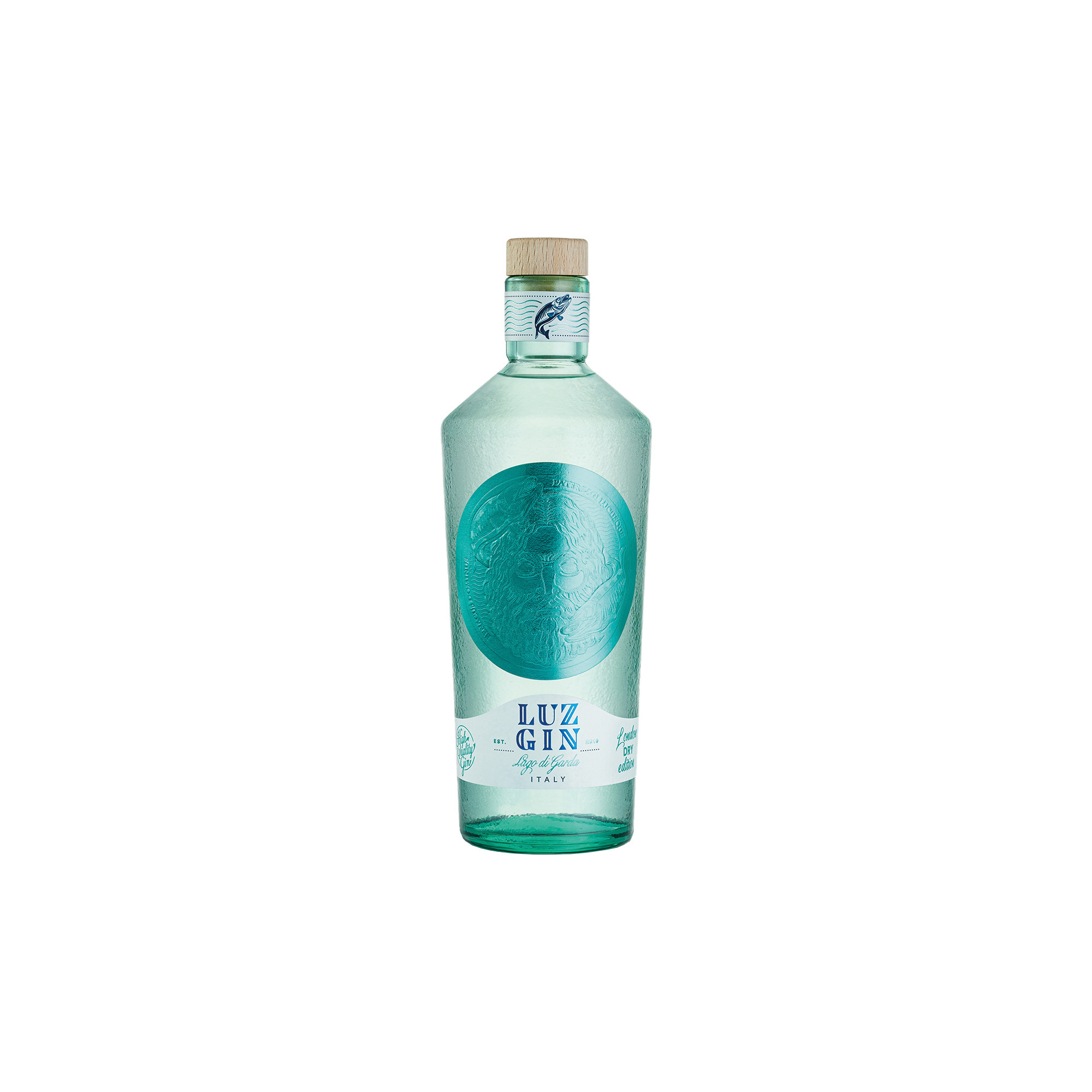 Luz Gin London Dry 45% + 2 Gläser 0,7l