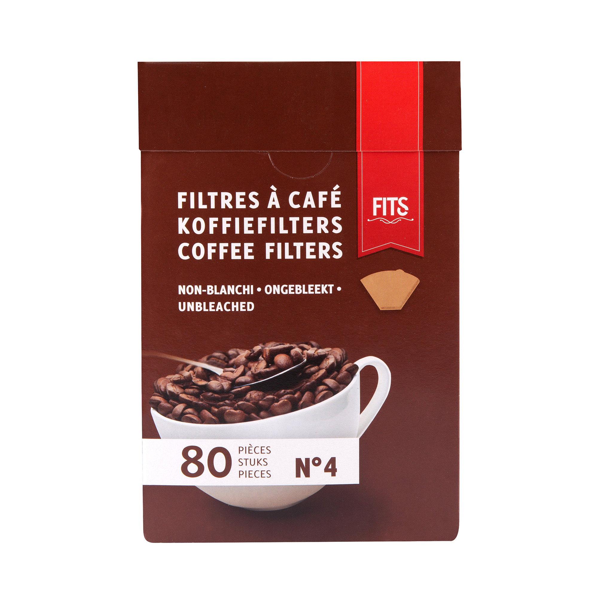 FITS Kaffeefilter Gr.4 80er