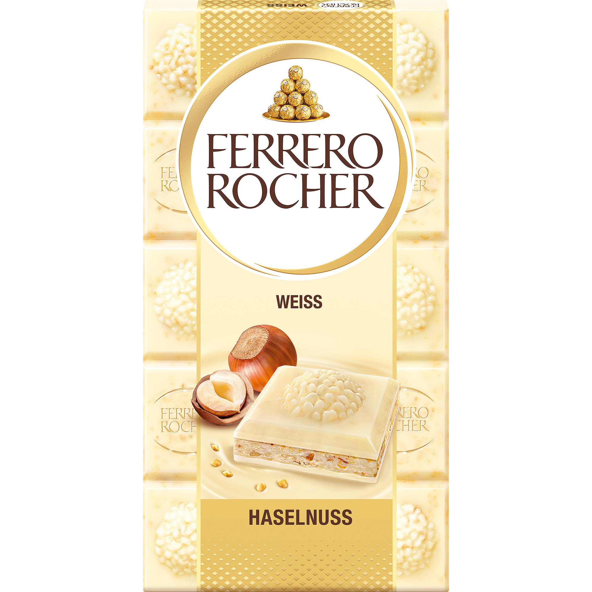 Ferrero Tafelschokolade 90g, Rocher Weis