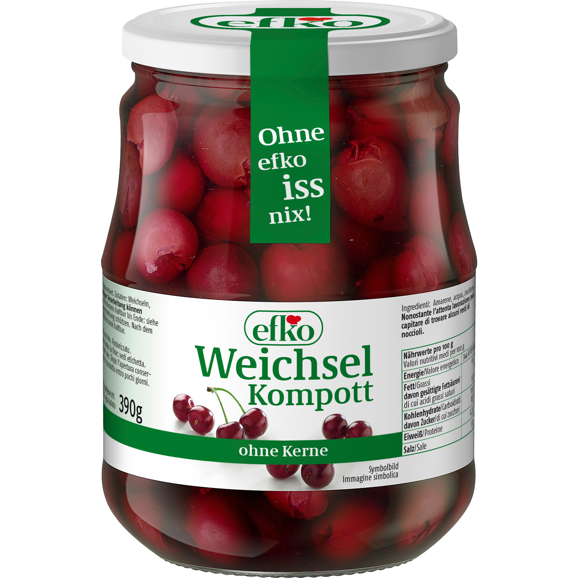 efko Weichsel ohne Stein 720ml