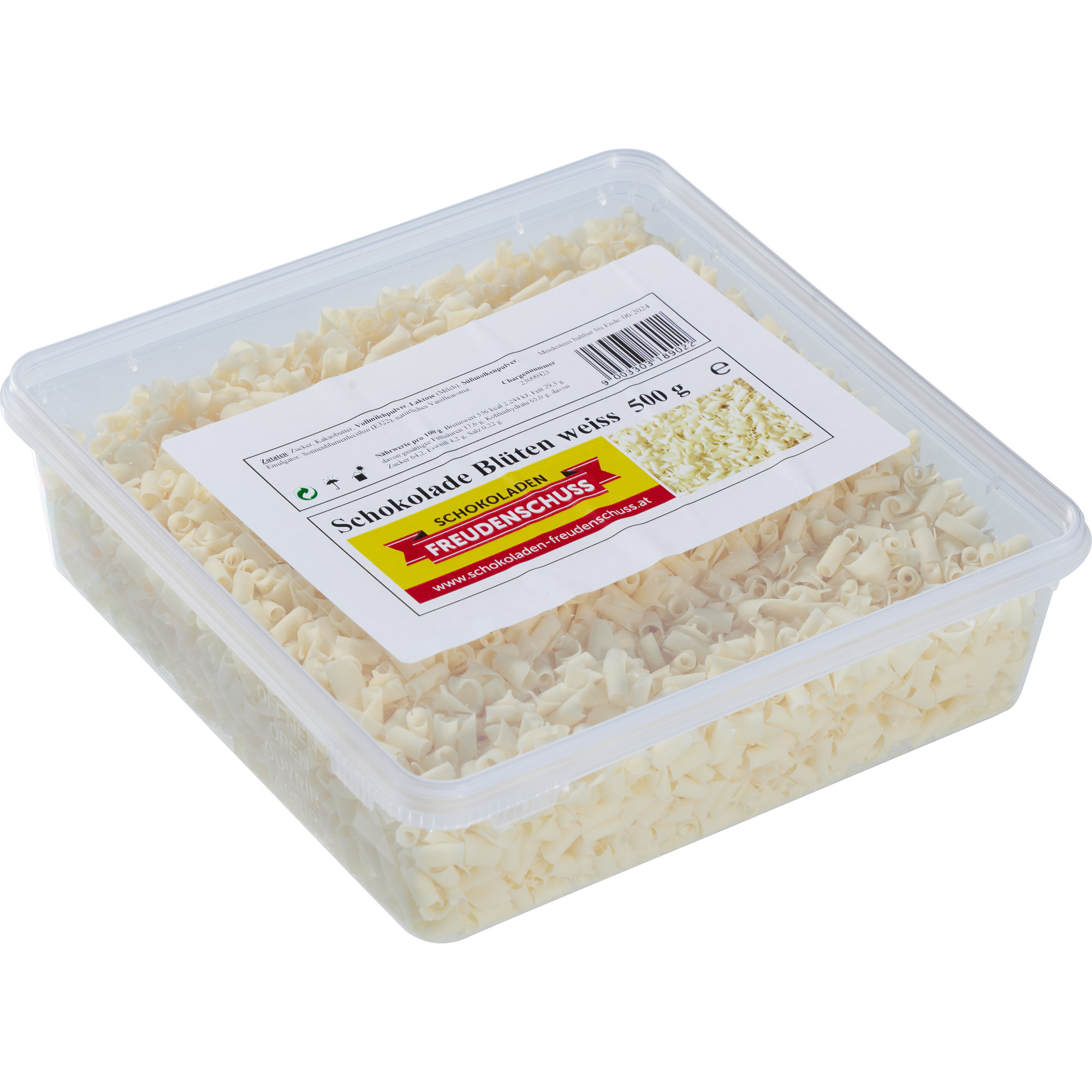 Freudensch. Schokoblüten weiß 500g