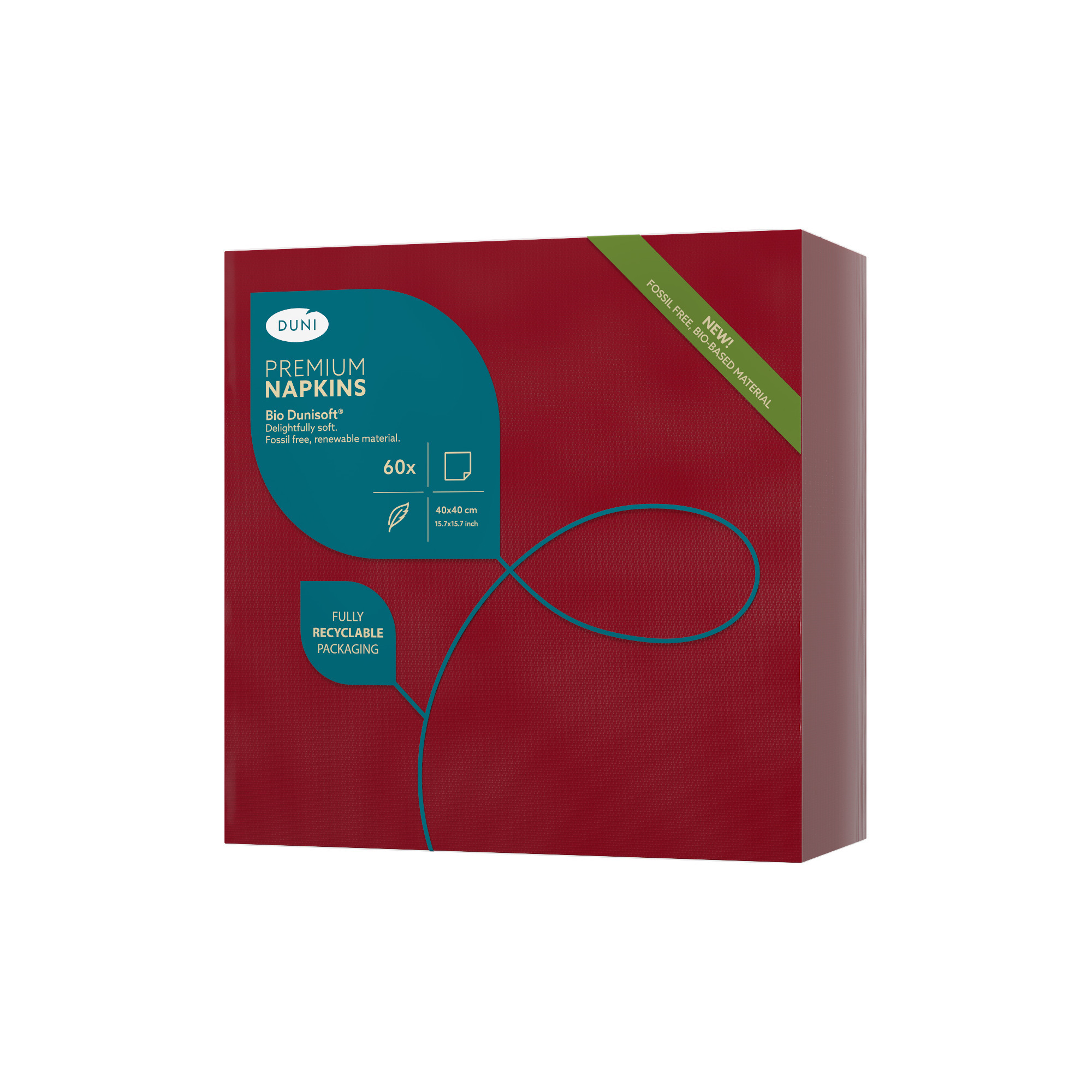 Bio Duni Soft Serv.40/60er, Bordeaux