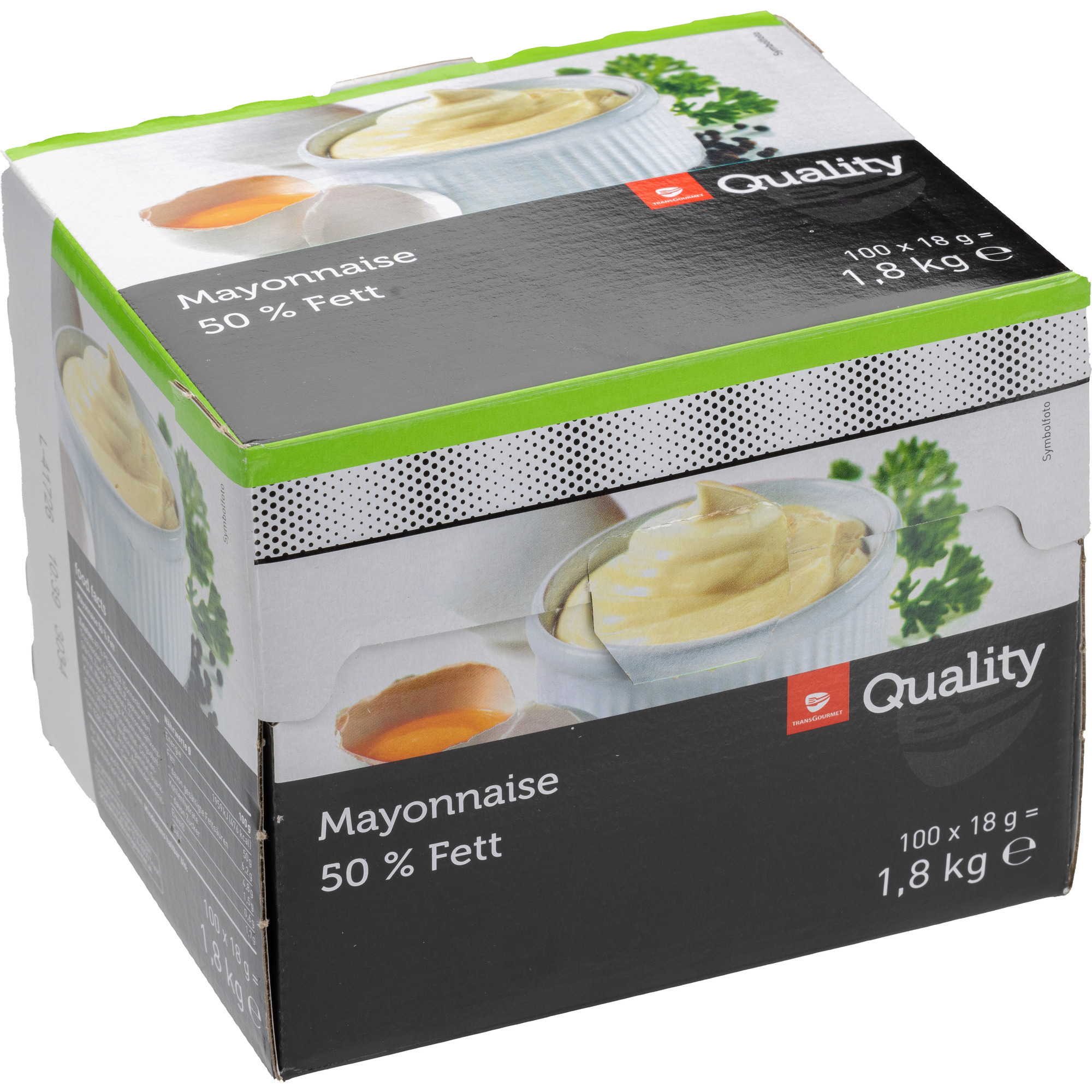 Quality Mayonnaise Port. 50% 100x18g