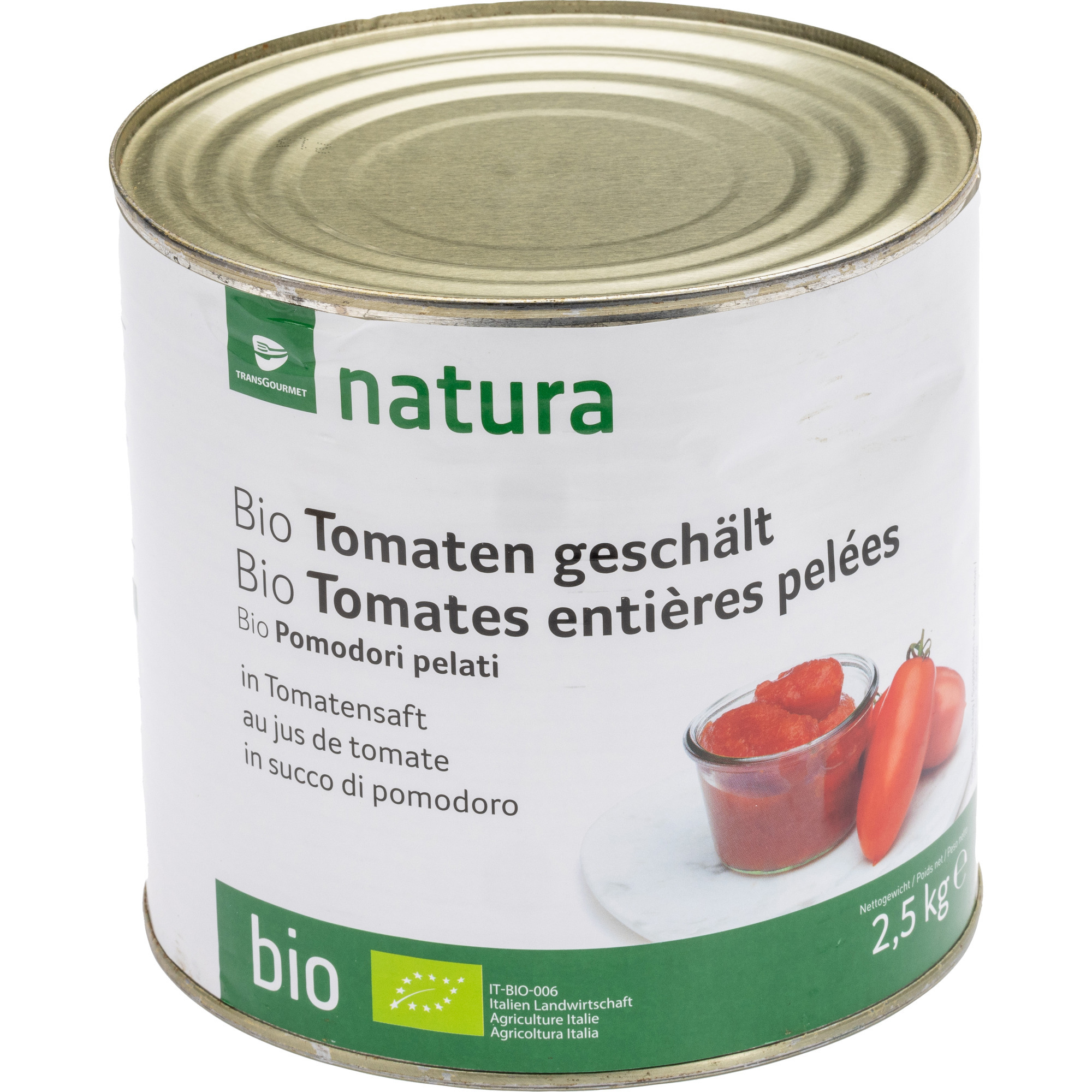 Natura Bio Tomaten geschält 2,5kg