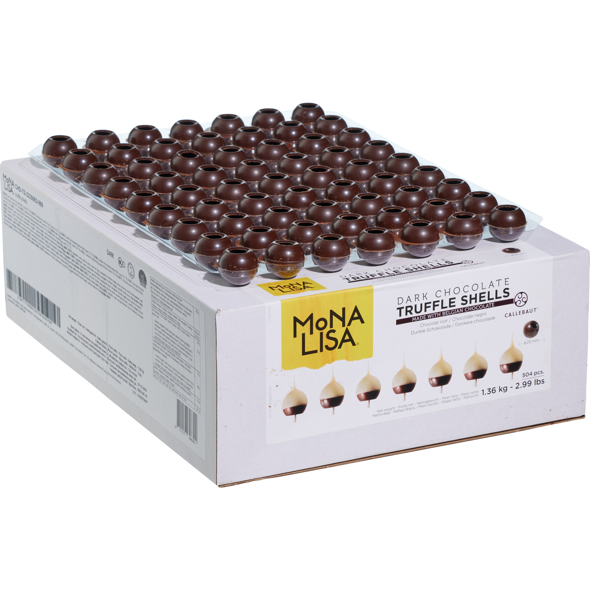 Mona L. Trüffelhohlkugel dunkel 504 Stk
