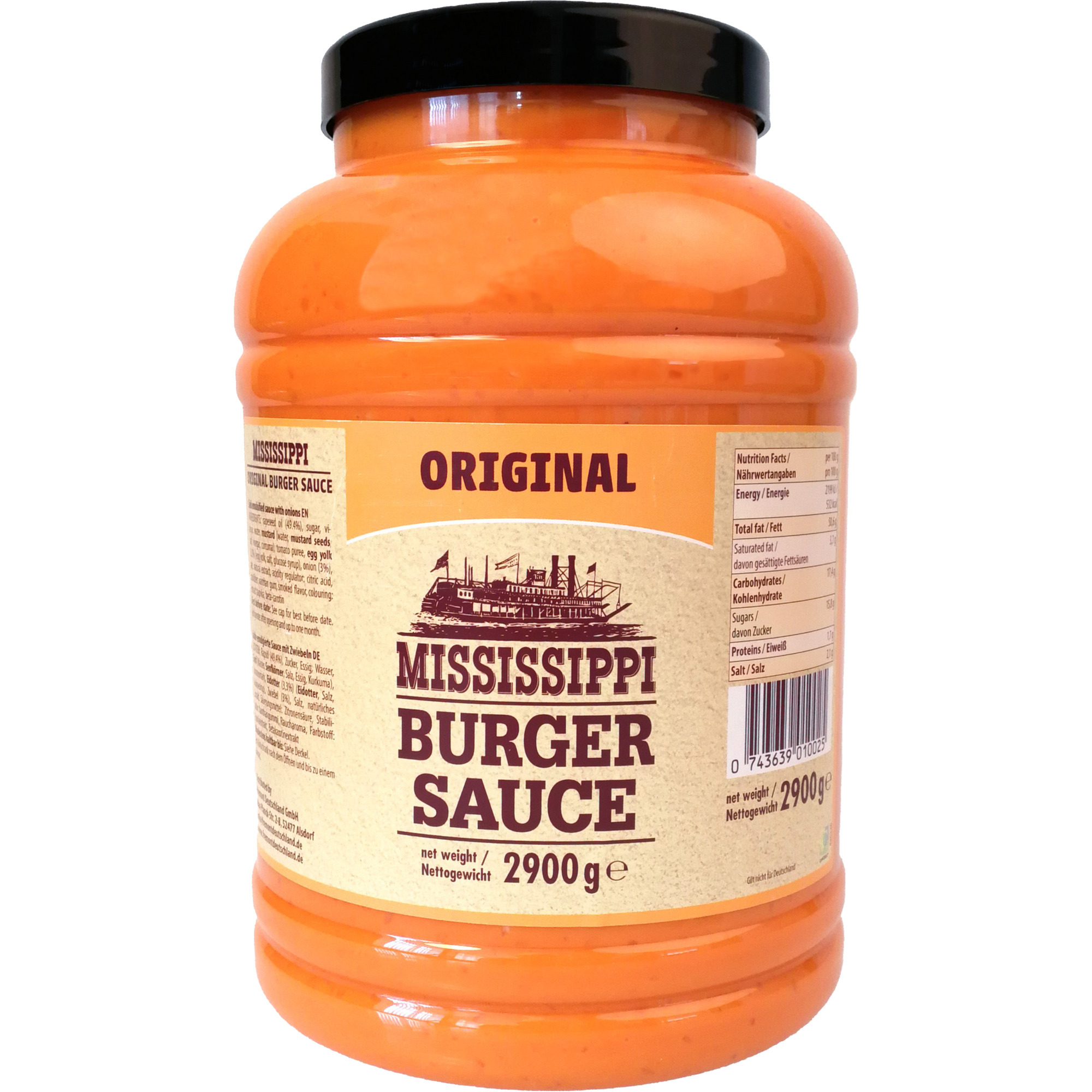 Orig. Mississippi Burgersauce 2,9kg
