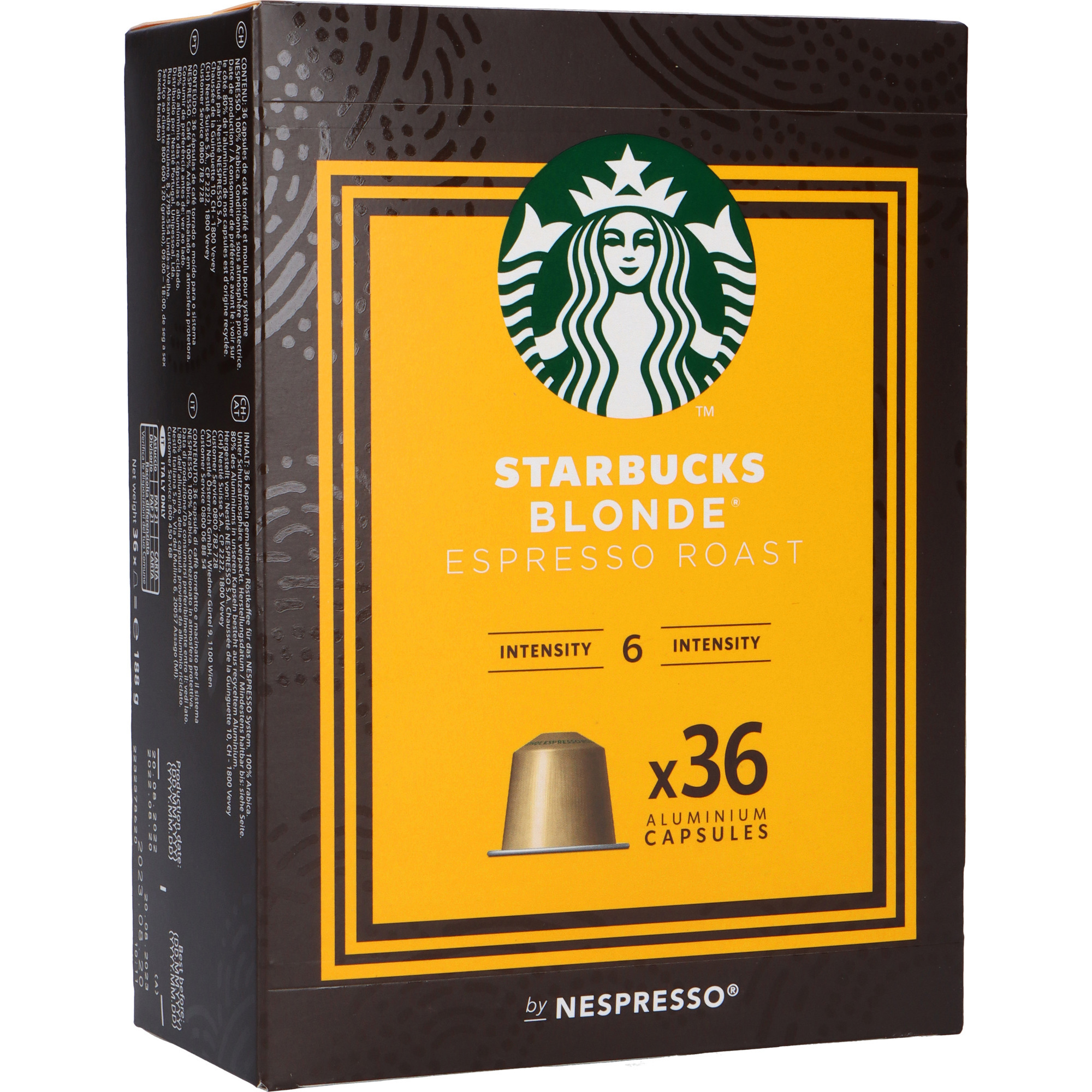Starbucks Kapseln 36Stk.,Blonde Espresso