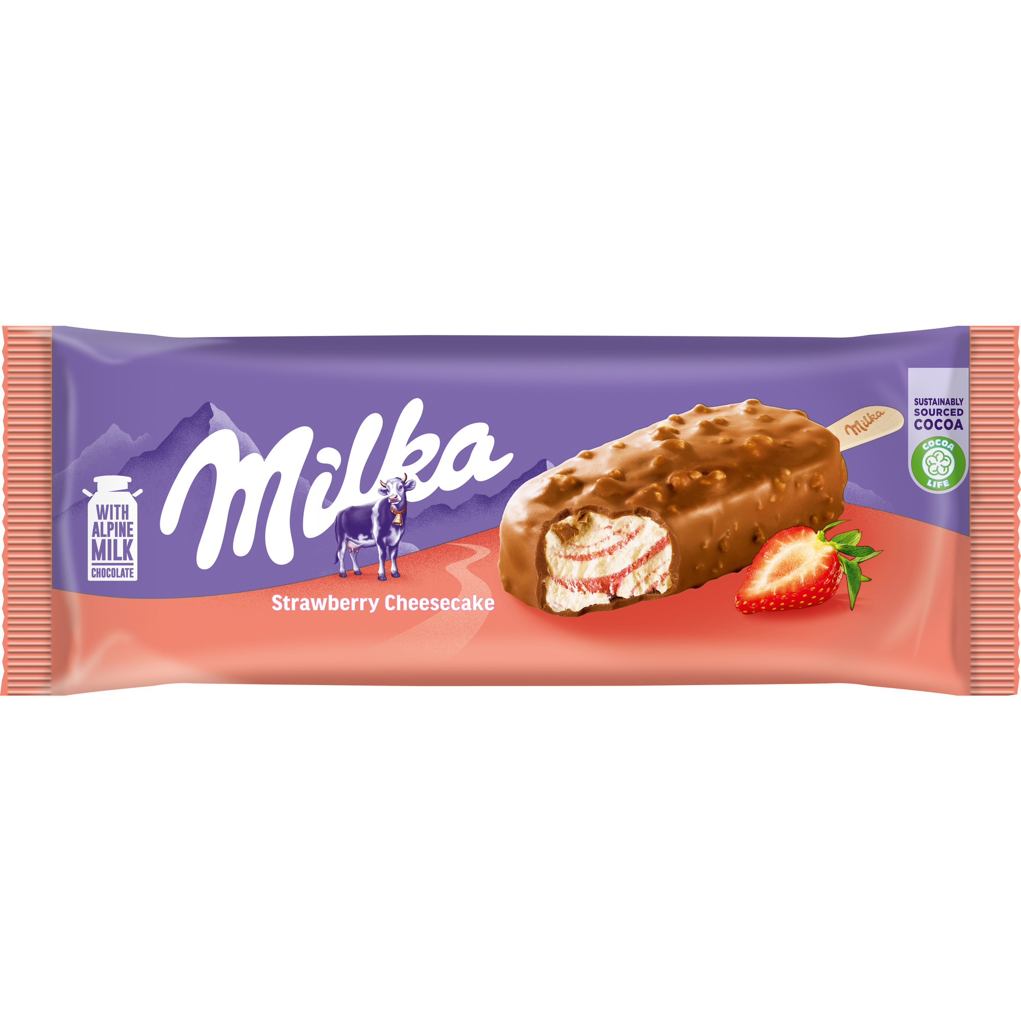 Milka Strawberry Cheesecake Stick 90ml