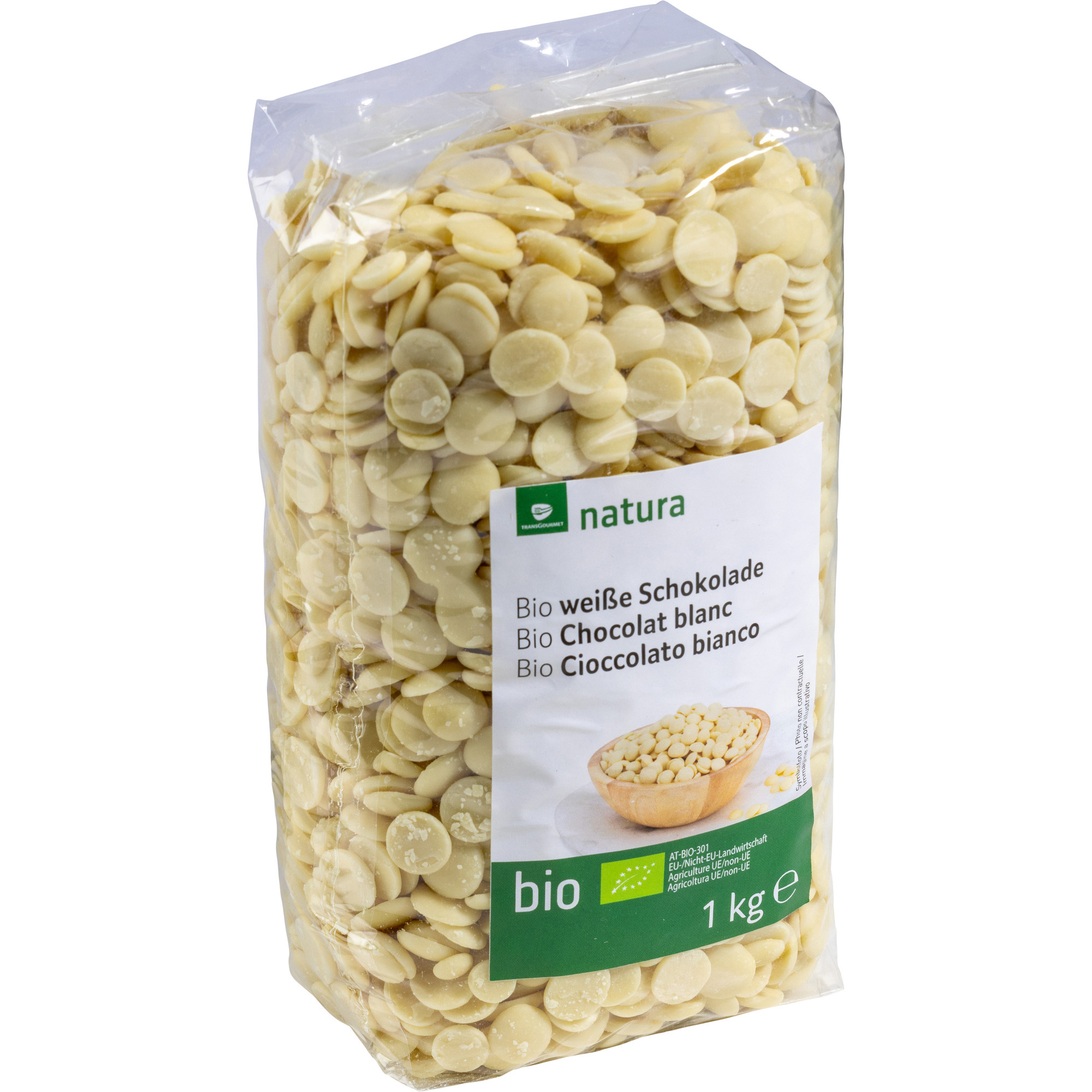 Natura Bio Couvert. Drops 1kg, Weiß