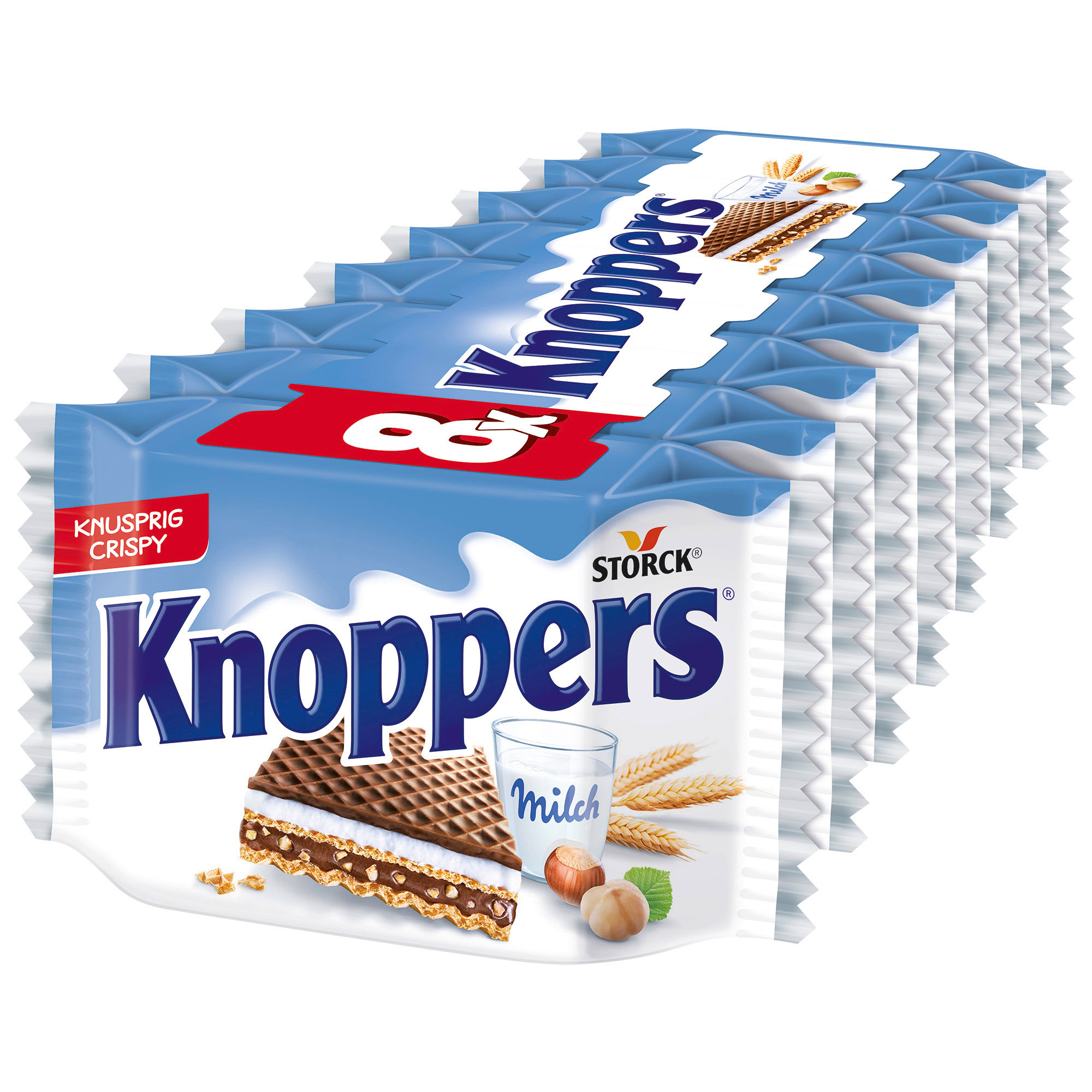 Storck Knoppers 8er 200g, Haselnuss