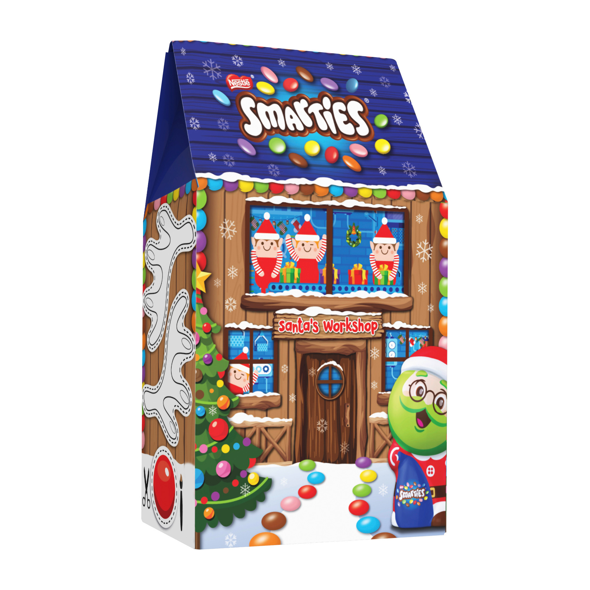 Smarties Santa Workshop Haus 98g