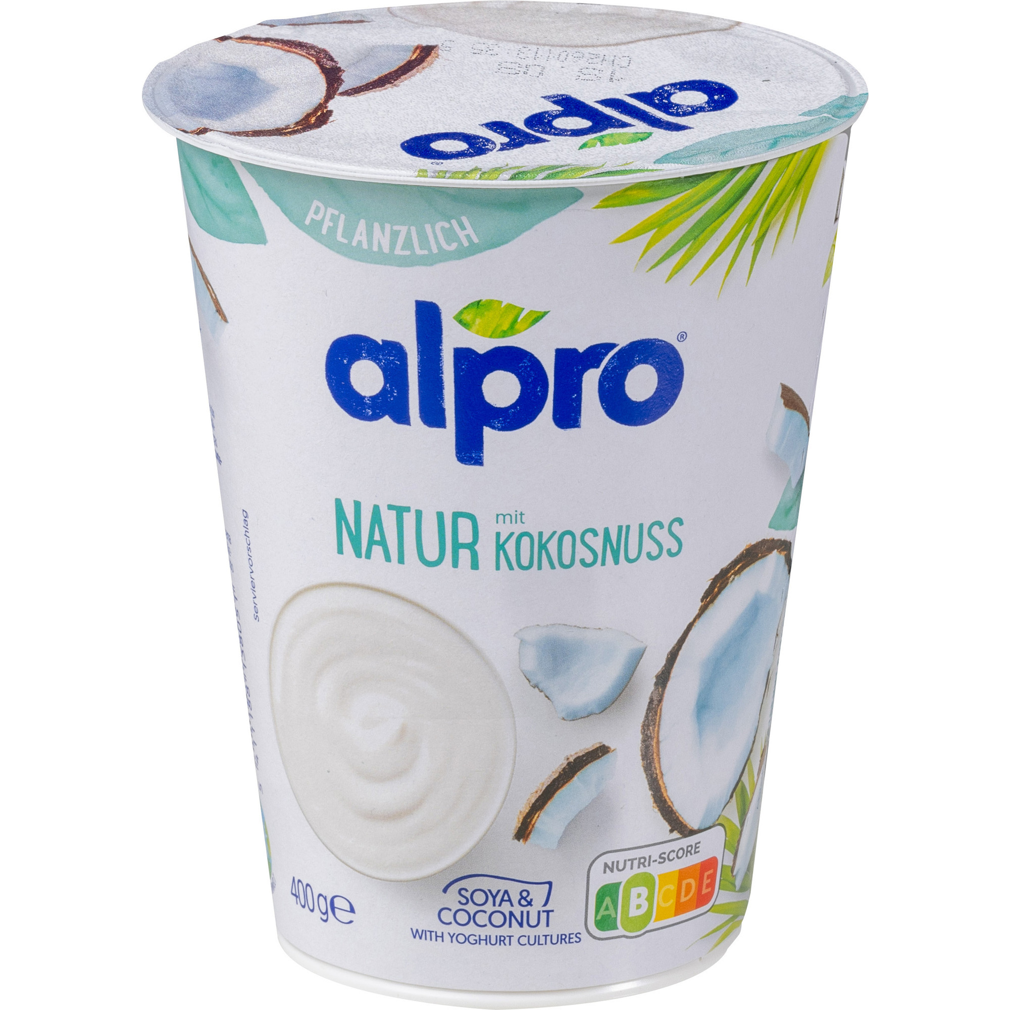Alpro Joghurtalt. 400g, Natur mit Kokos