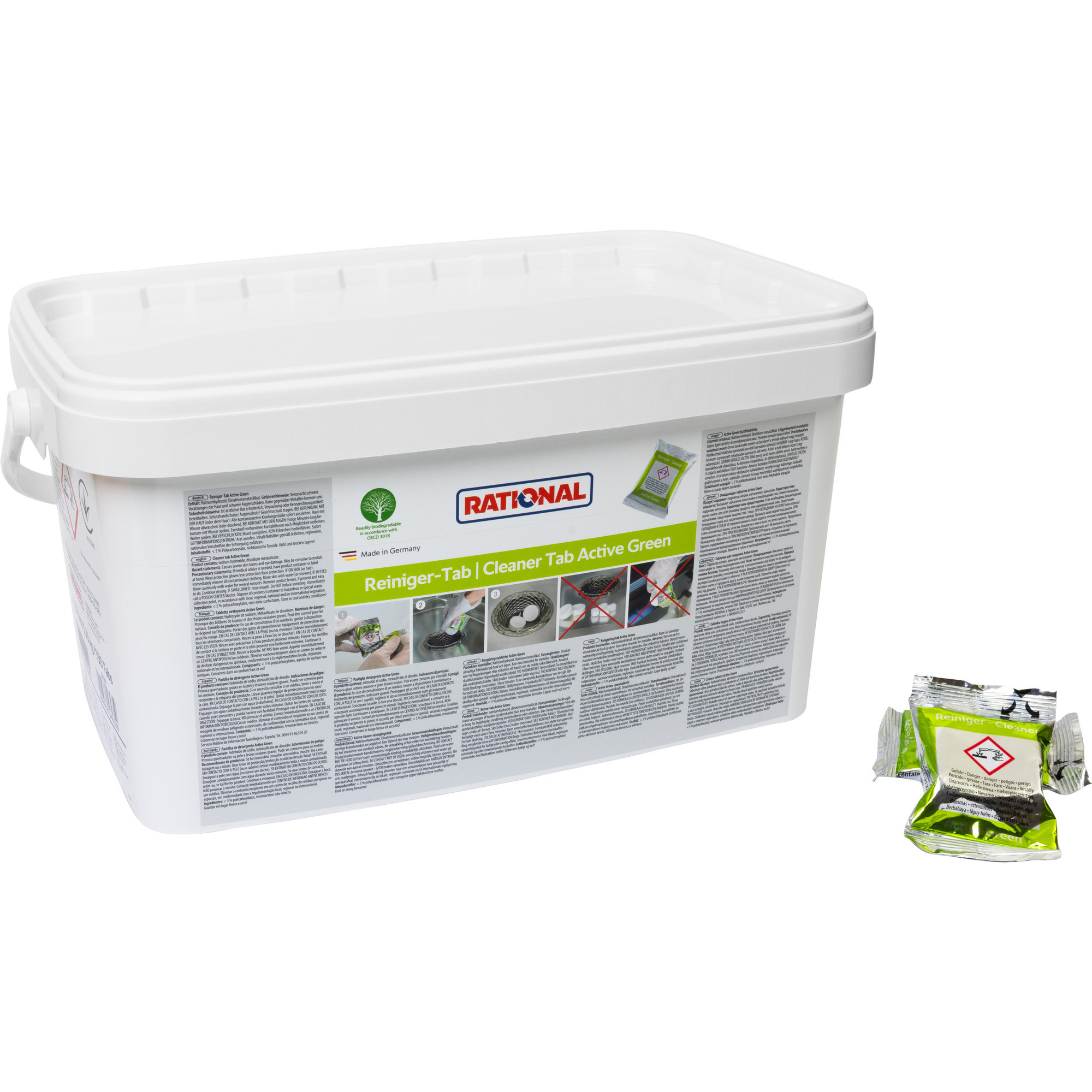 Rational Reinig.Tabs Active Green 150er