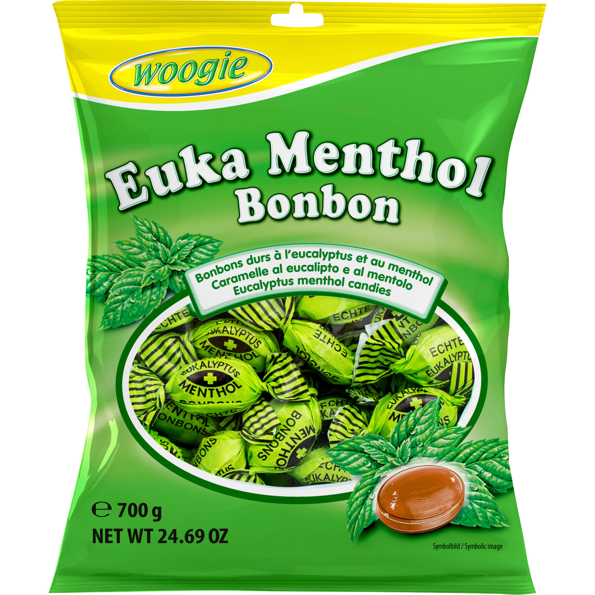 Woogie Euka Menthol Bonbons 700g