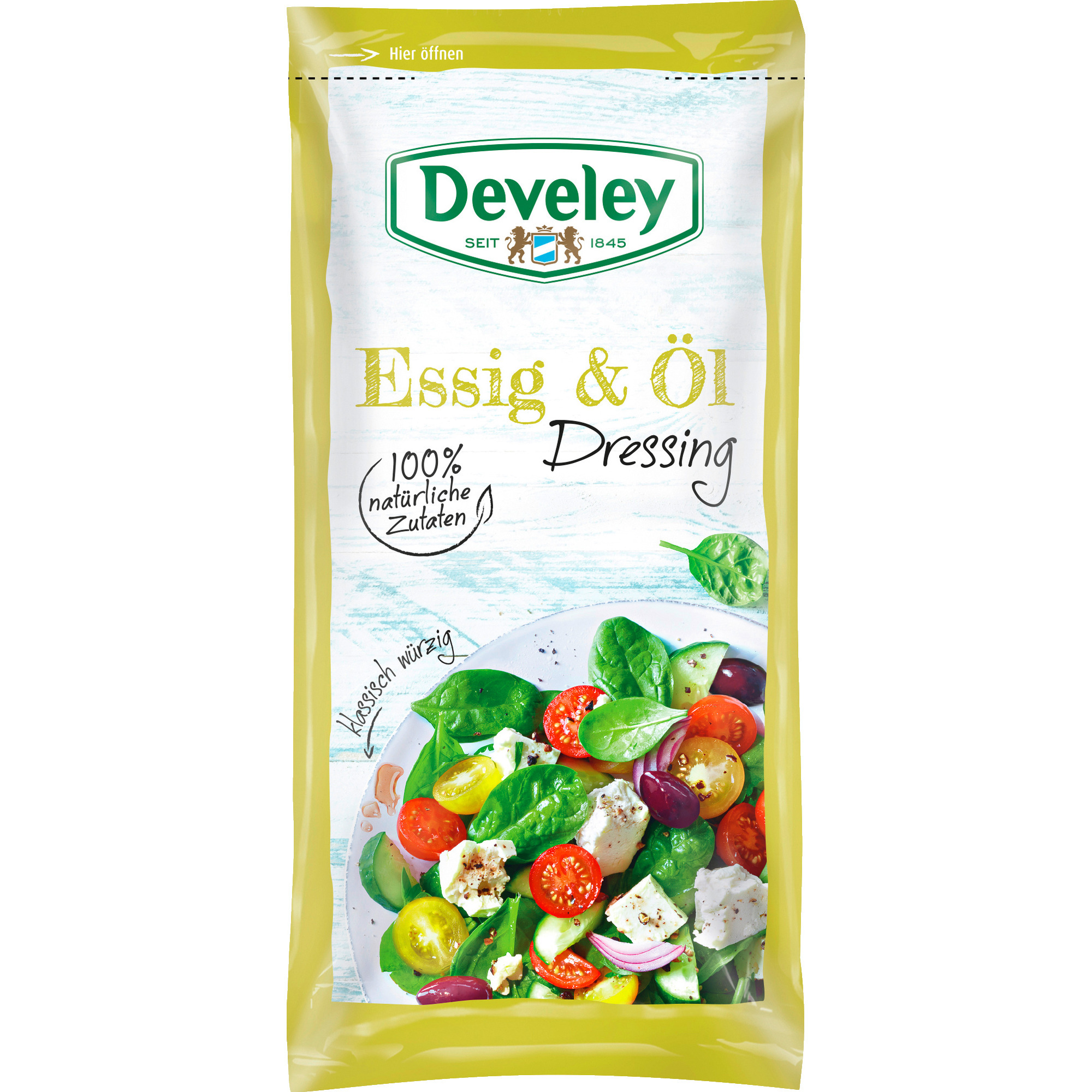 Develey Dressing 14x75ml, Essig/Öl