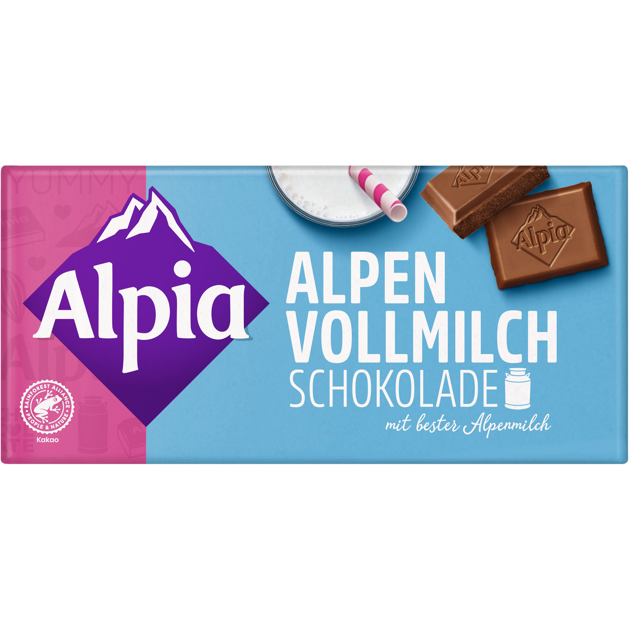 Alpia Schoko 100g, Alpenvollmilch