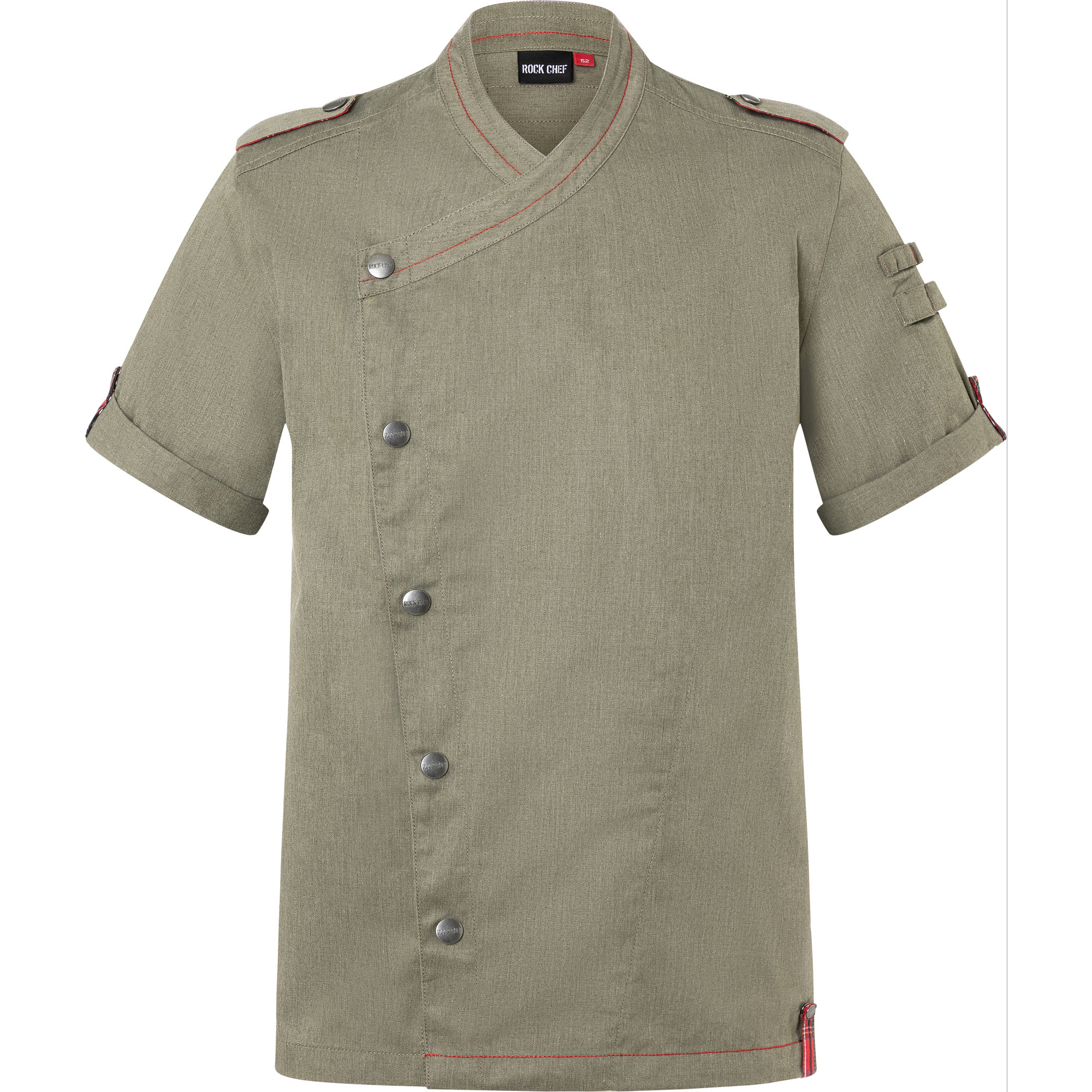 Hr.Kochjacke RockChef vint.green, Gr. 46