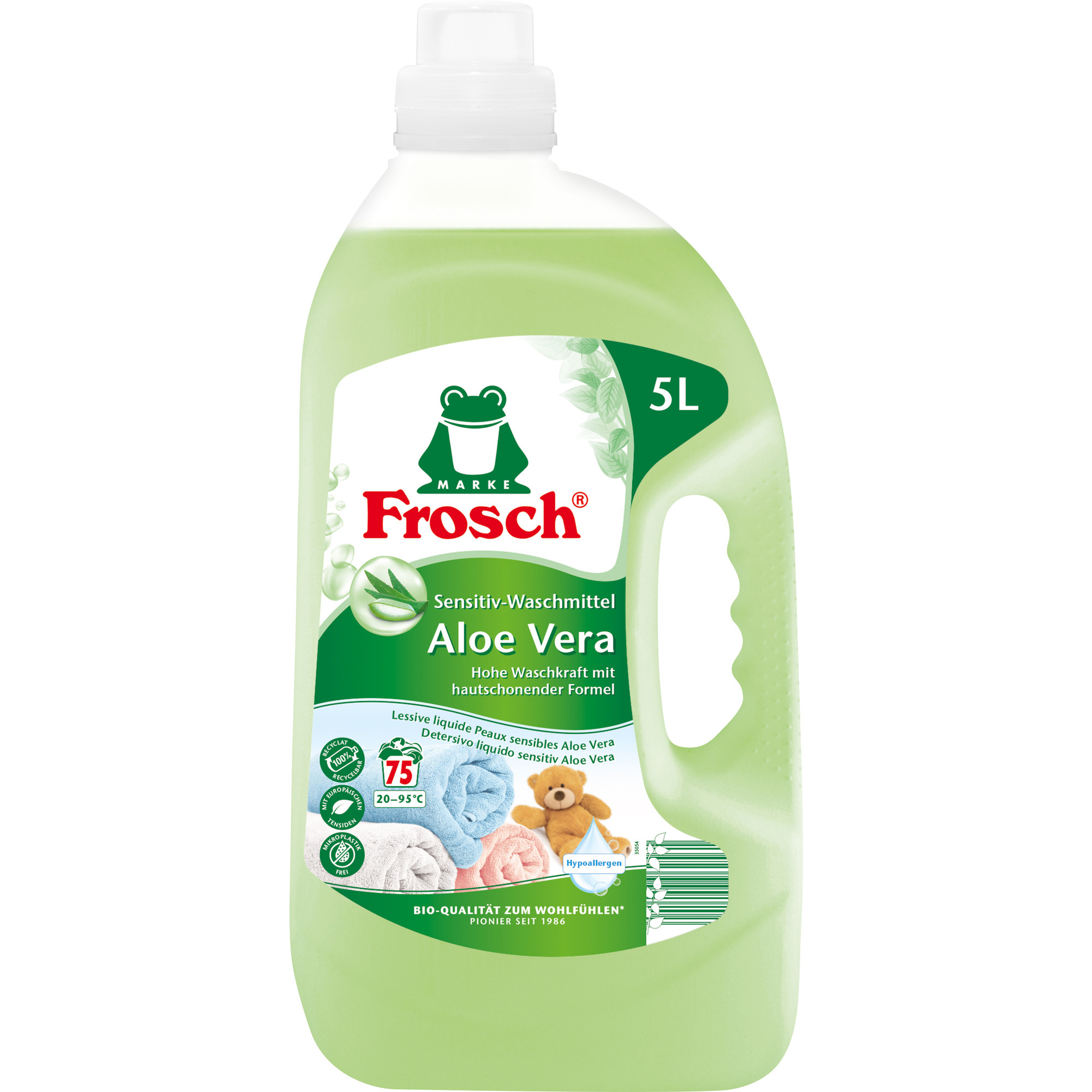 Frosch Waschmittel flüssig 5l, Aloe Vera