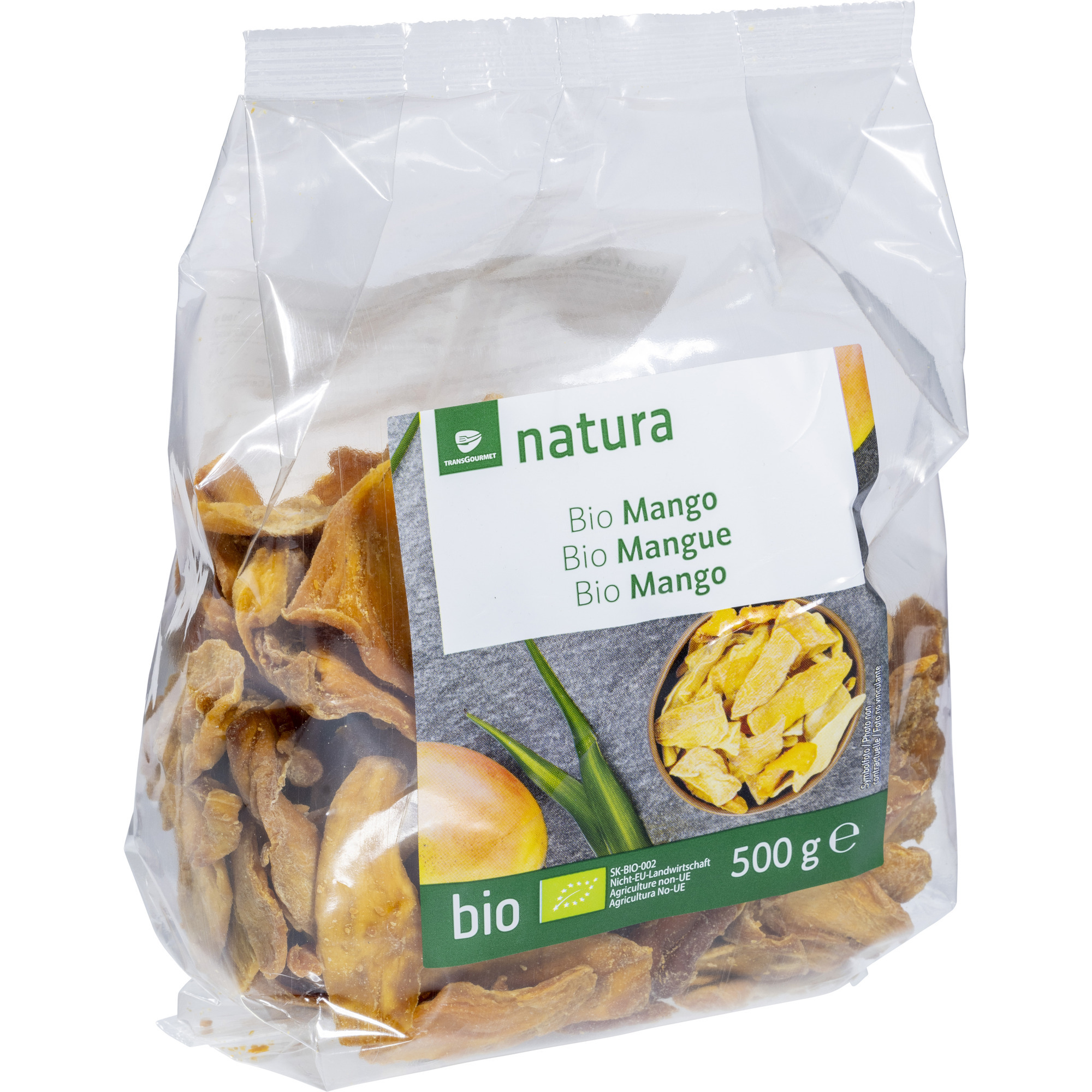 Natura Bio Mangostücke getr. 500g