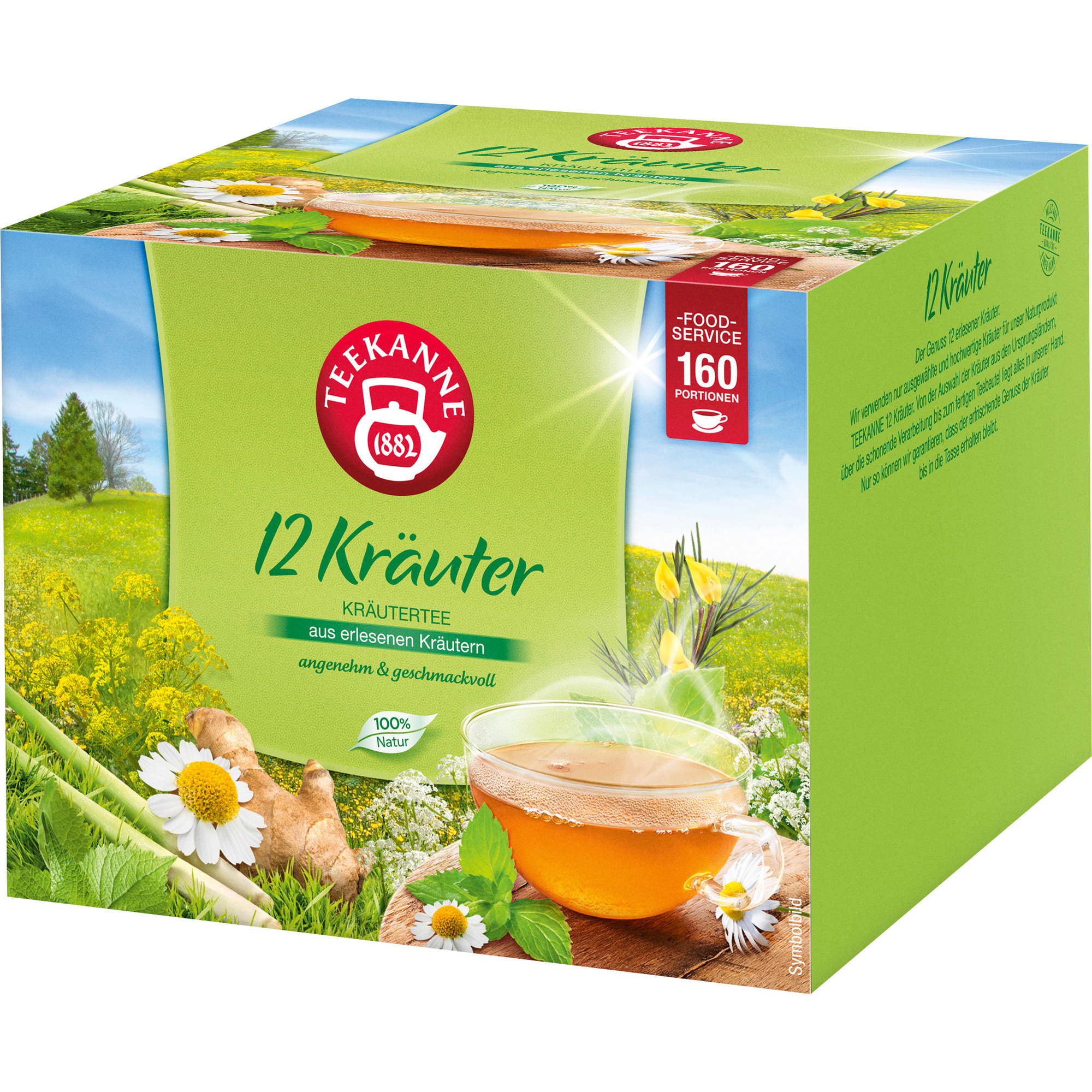 Teekanne Gastro 160er, 12 Kräuter RFA