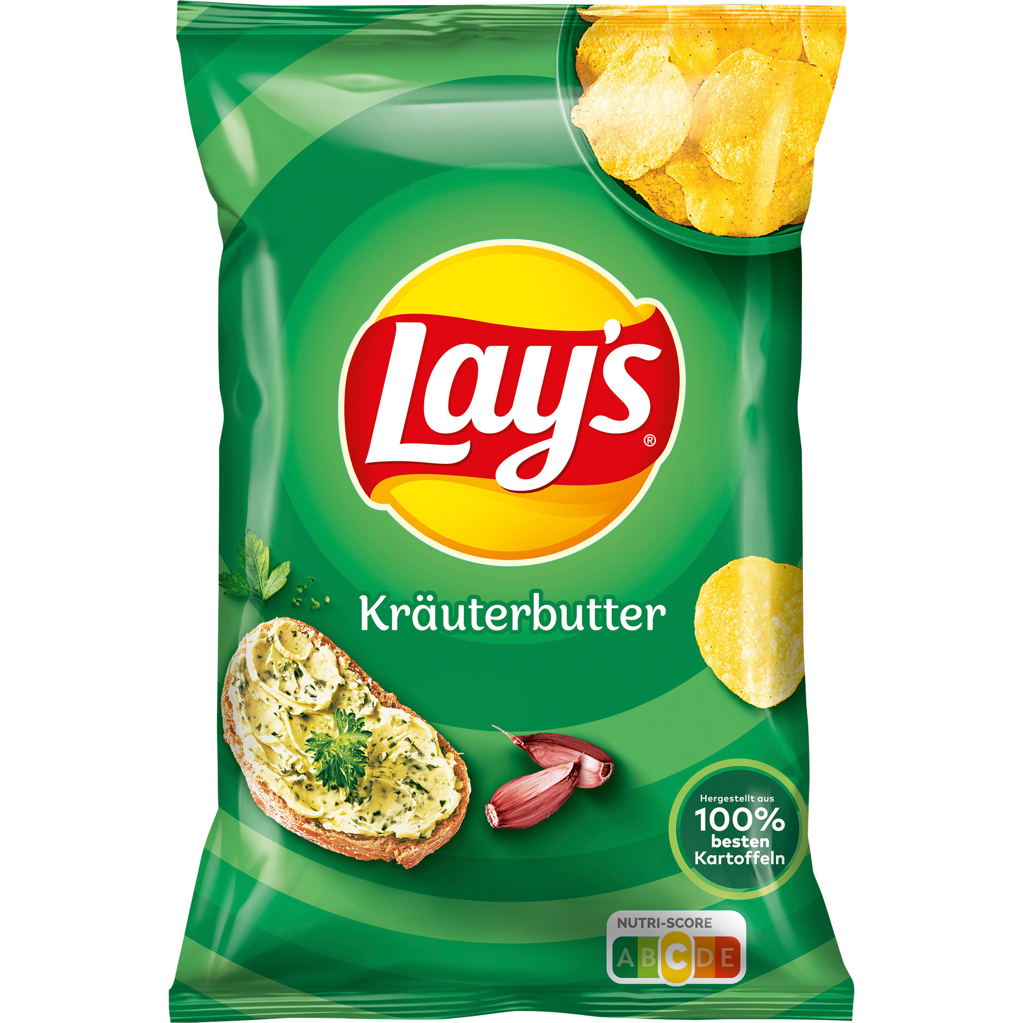 Lays Chips 150g, Kräuterbutter